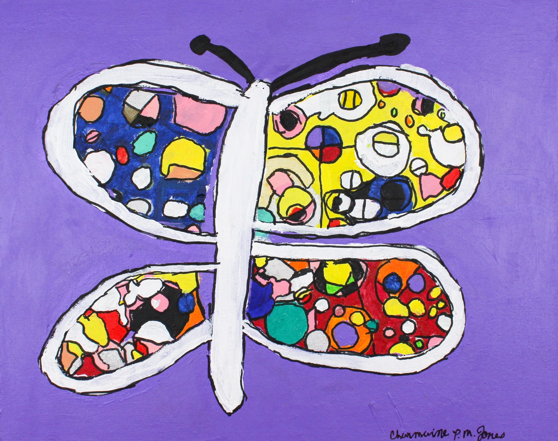 The Colorful Butterfly by Charmaine Jones