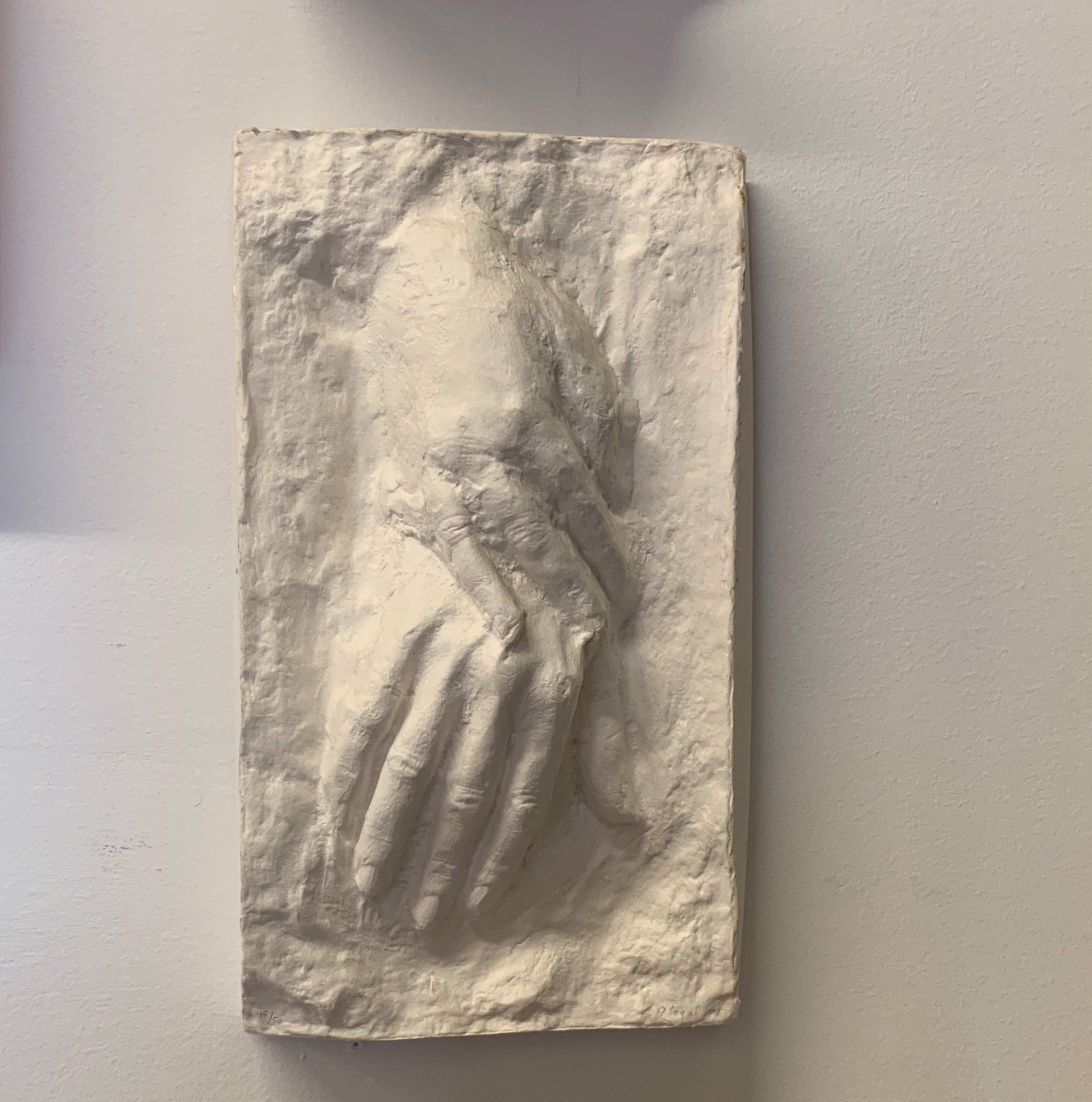 TWO HANDS I by George Segal