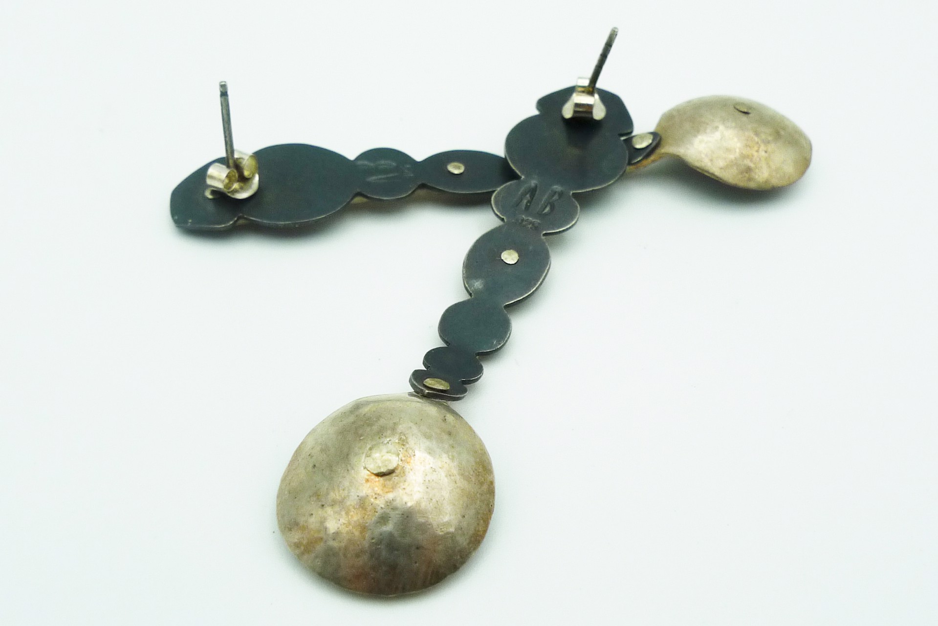 Salt Spoon Earrings by Alison L. Bailey