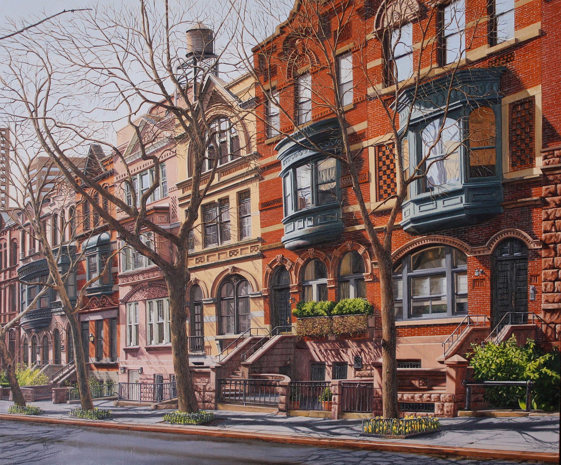 April on E95th by Merrill French