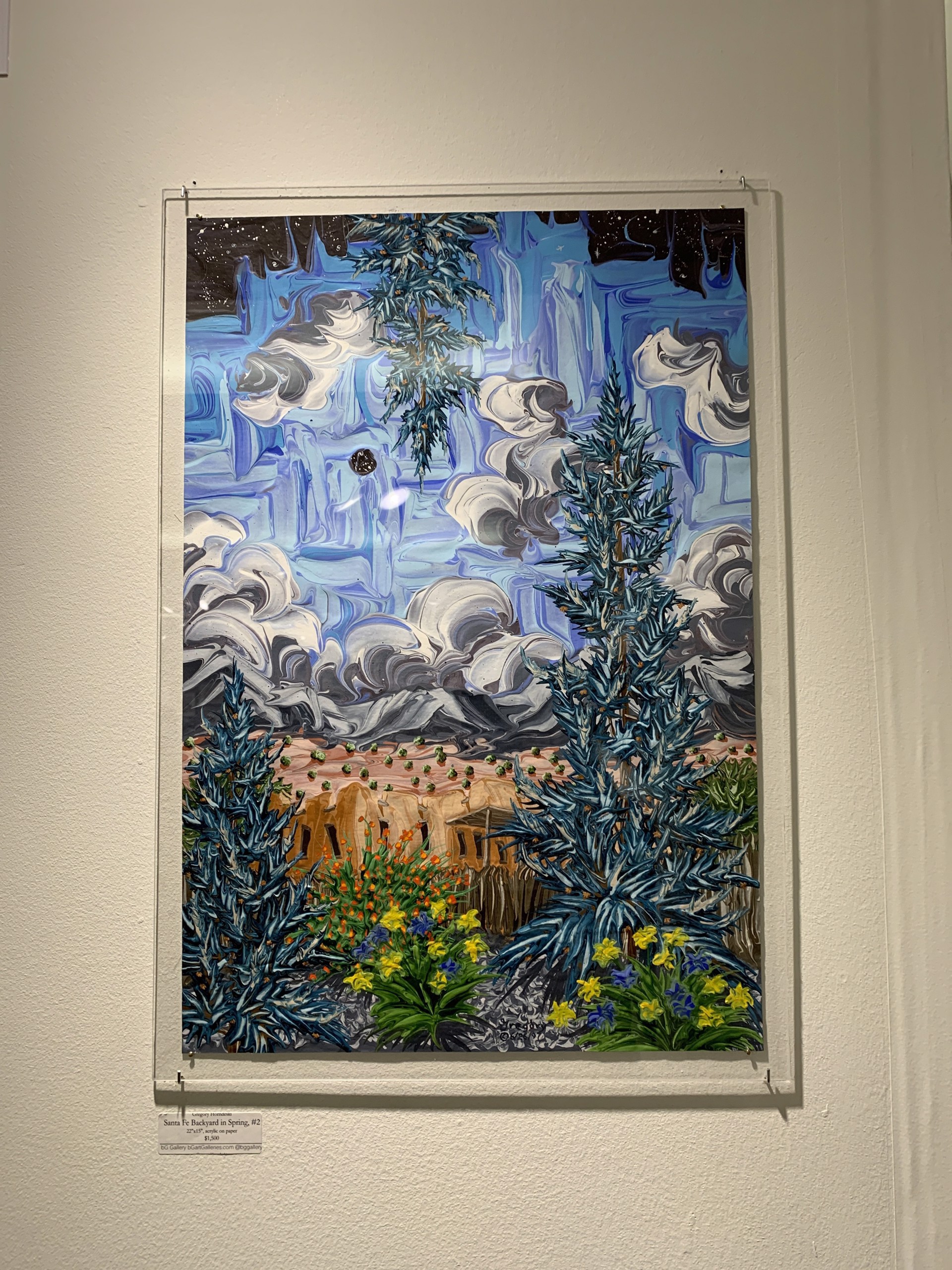 Santa Fe Backyard in Spring #2 by Gregory Horndeski
