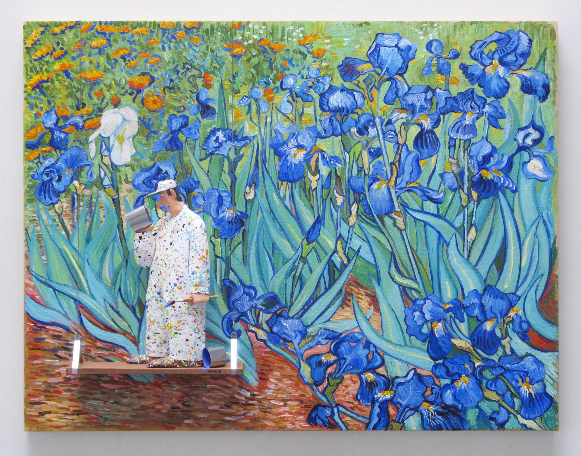 Irises (Les Iris) May 1889 Vincent Van Gogh by Stephen Hansen