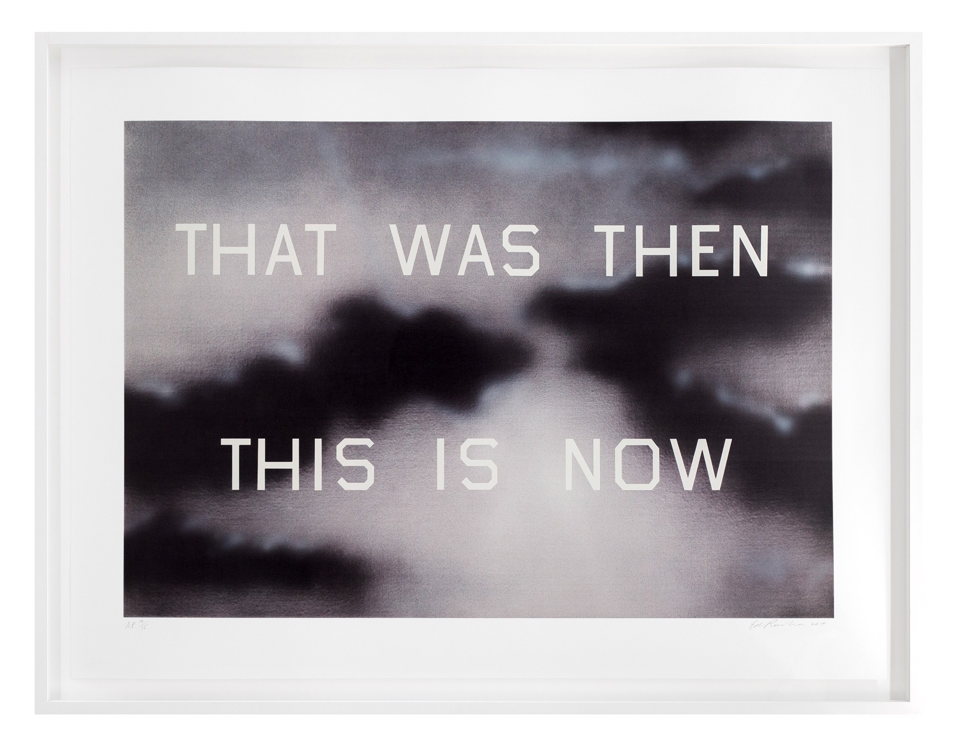 That Was Then This is Now by Ed Ruscha