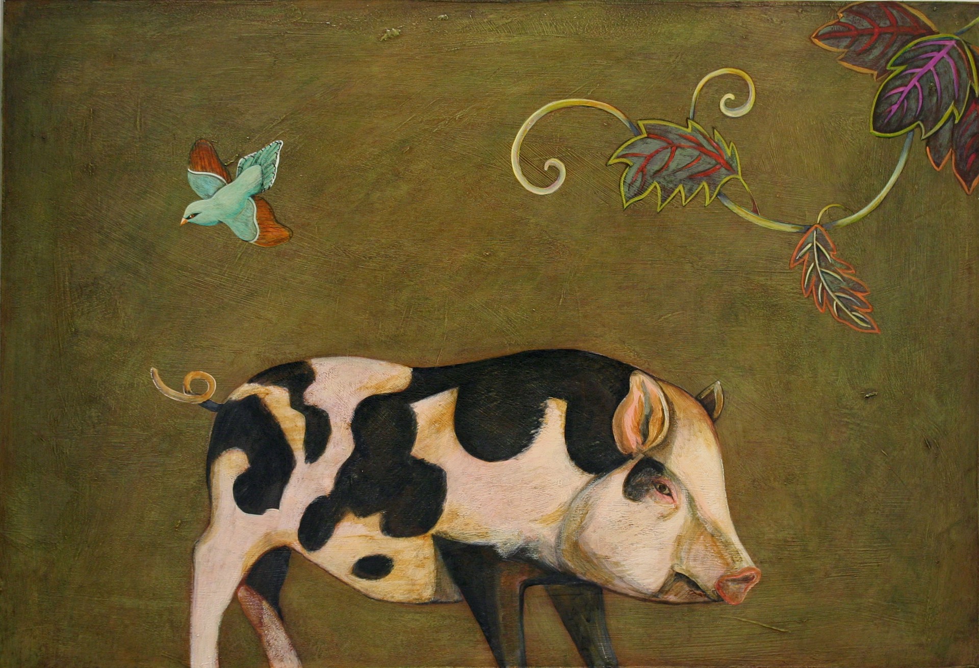Spotted Pig by Phyllis Stapler