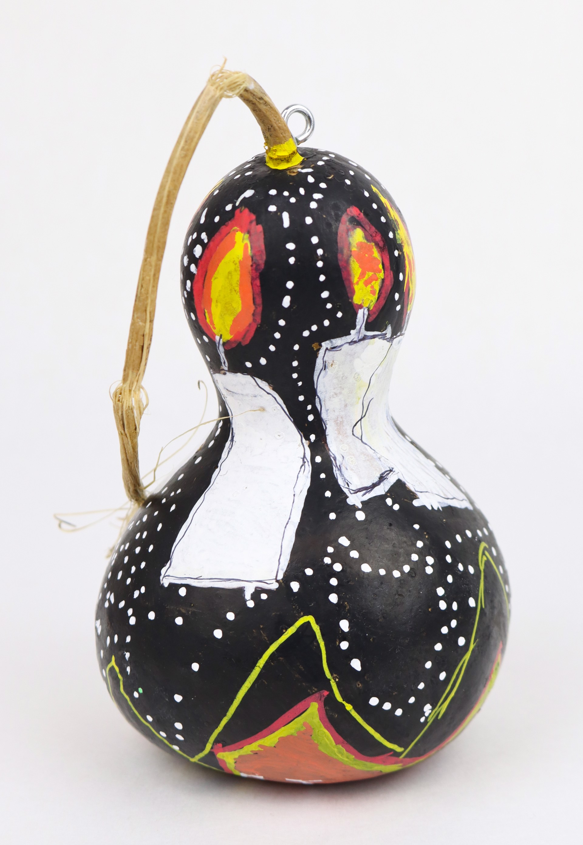 Candles (gourd ornament) by Charmaine Jones