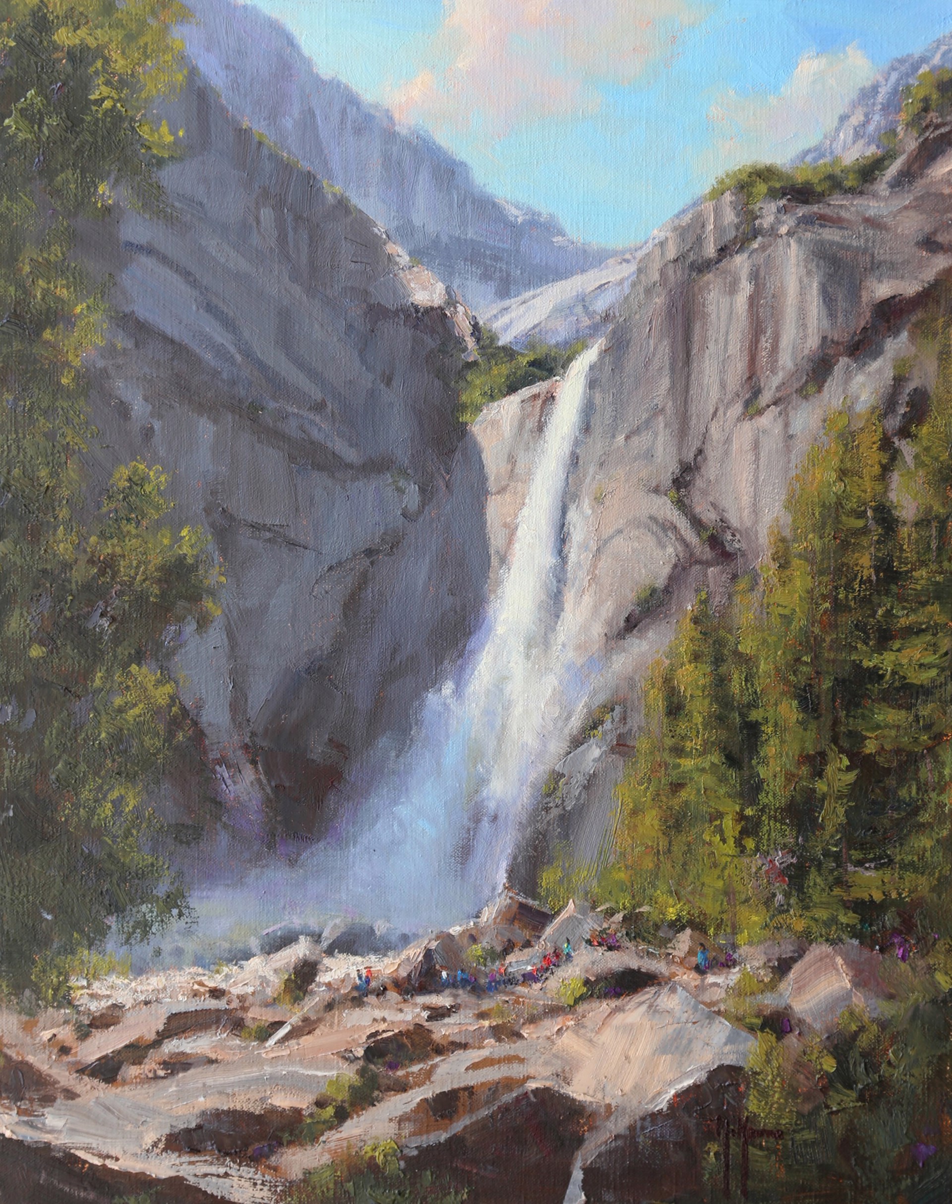 Bridalveil Fall- Yosemite by Kenny McKenna
