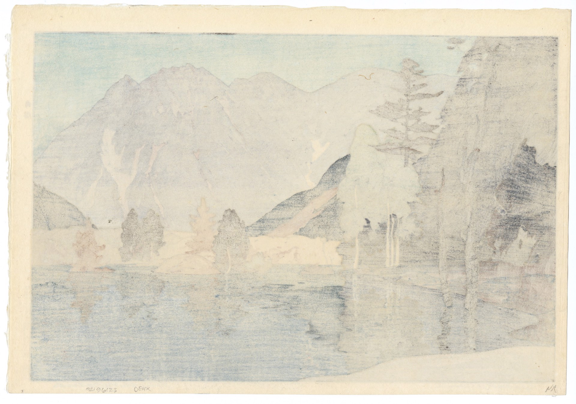 Hodakayama 12 scenes in the Japan Alps by Hiroshi Yoshida