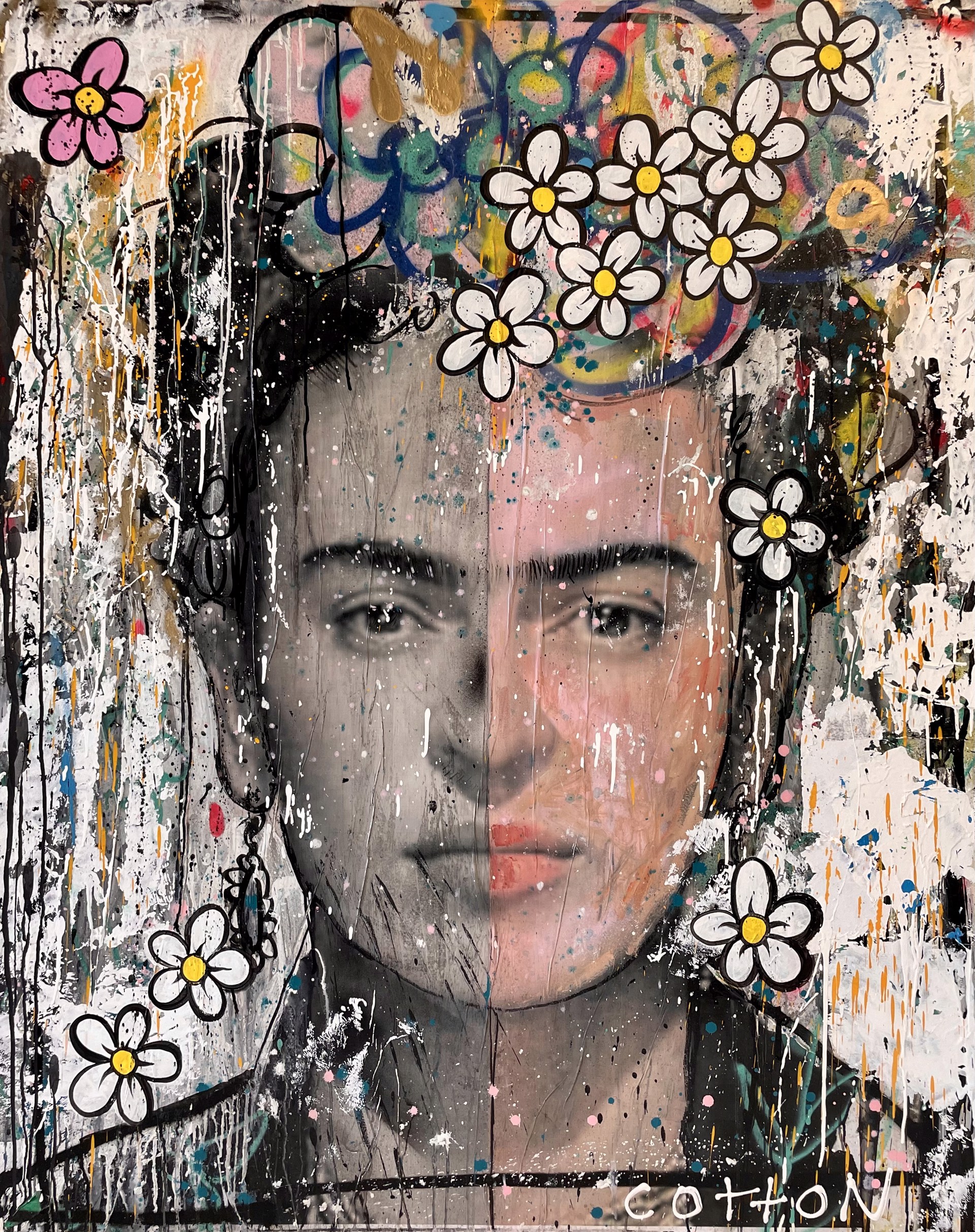 Frida Kahlo (Broken Column) by Andrew Cotton