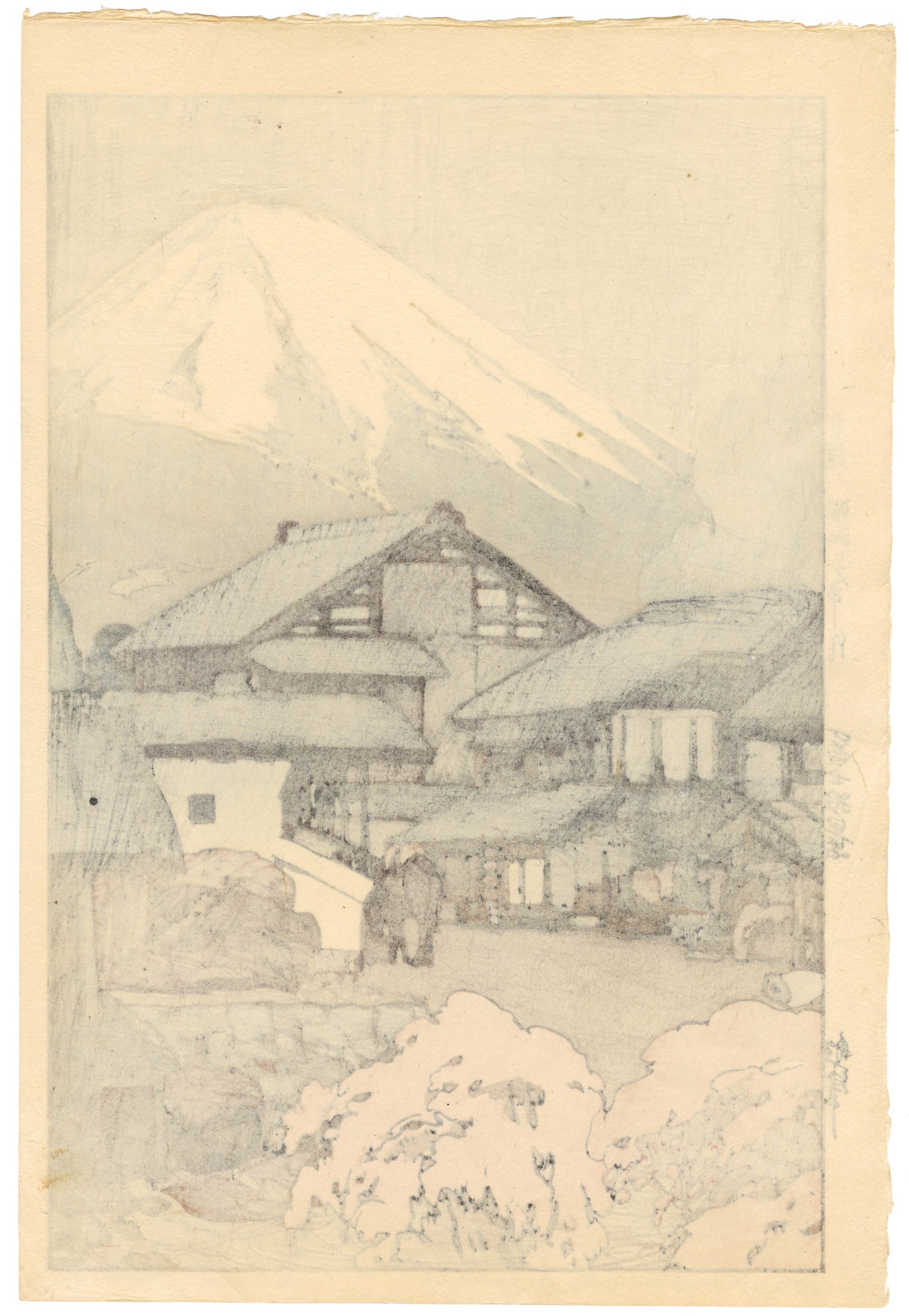 Fuji from Funatsu by Hiroshi Yoshida