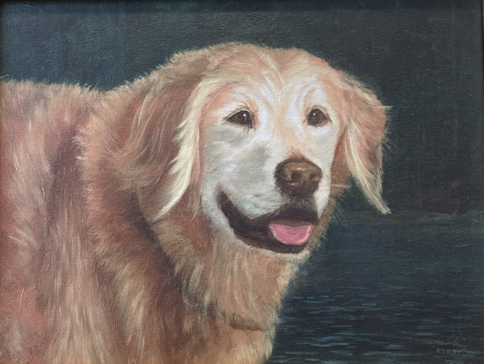 Yellow Lab by Douglas Grier -- Giclee Prints
