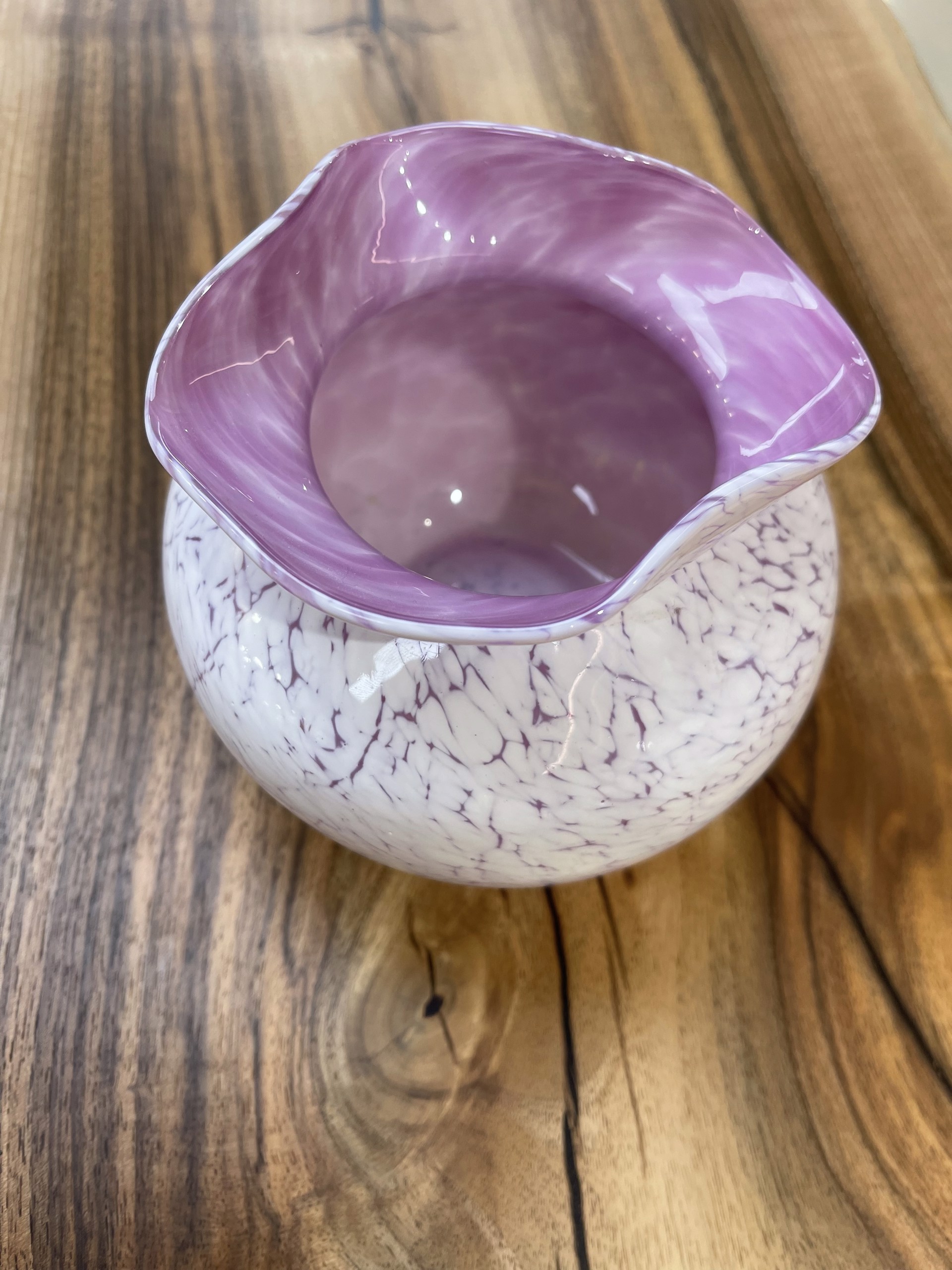Pink Frilly Vase 1 by Hayden MacRae