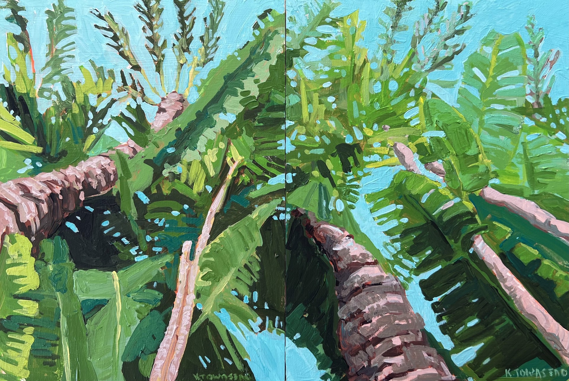 Palms II by Krista Townsend