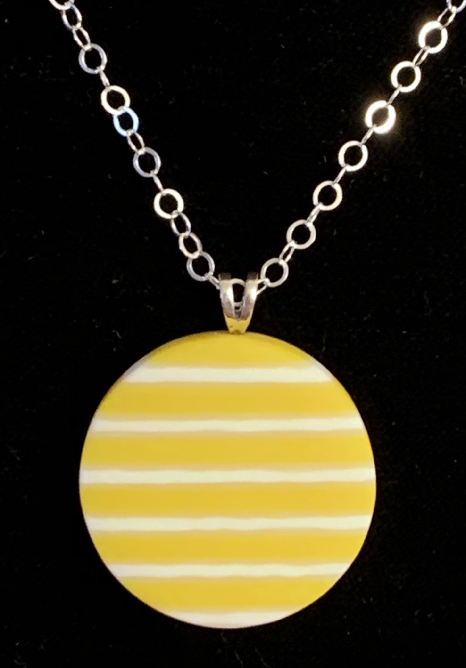 On Edge Necklace - Red/French Vanilla by Chris Cox