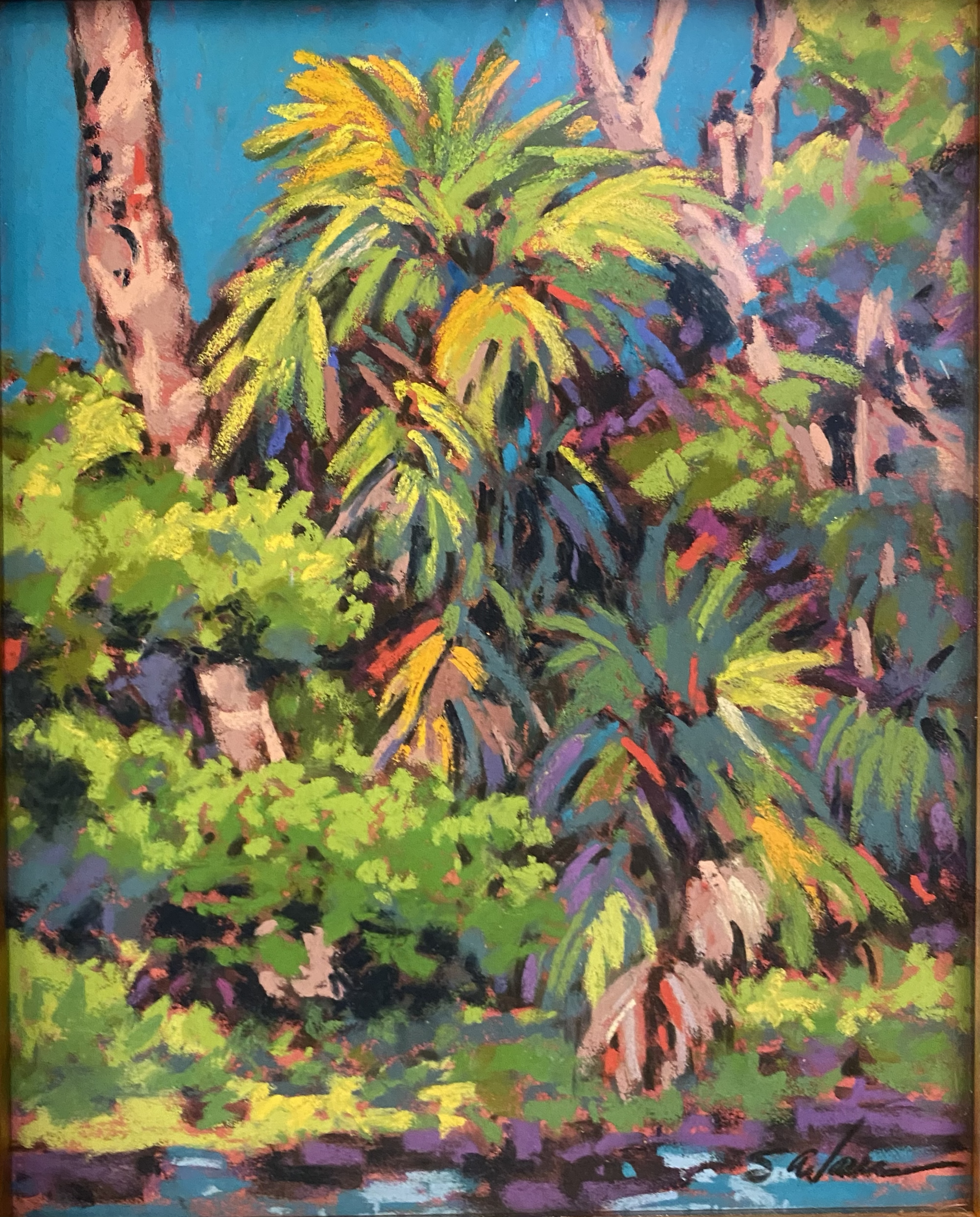 Wekiva Blue and Green by Sally Evans