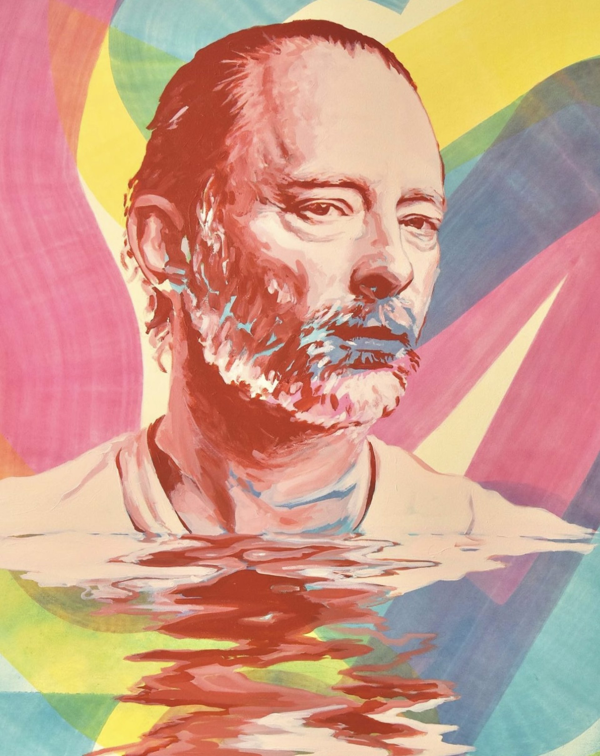 Thom Yorke by Kevin Ledo