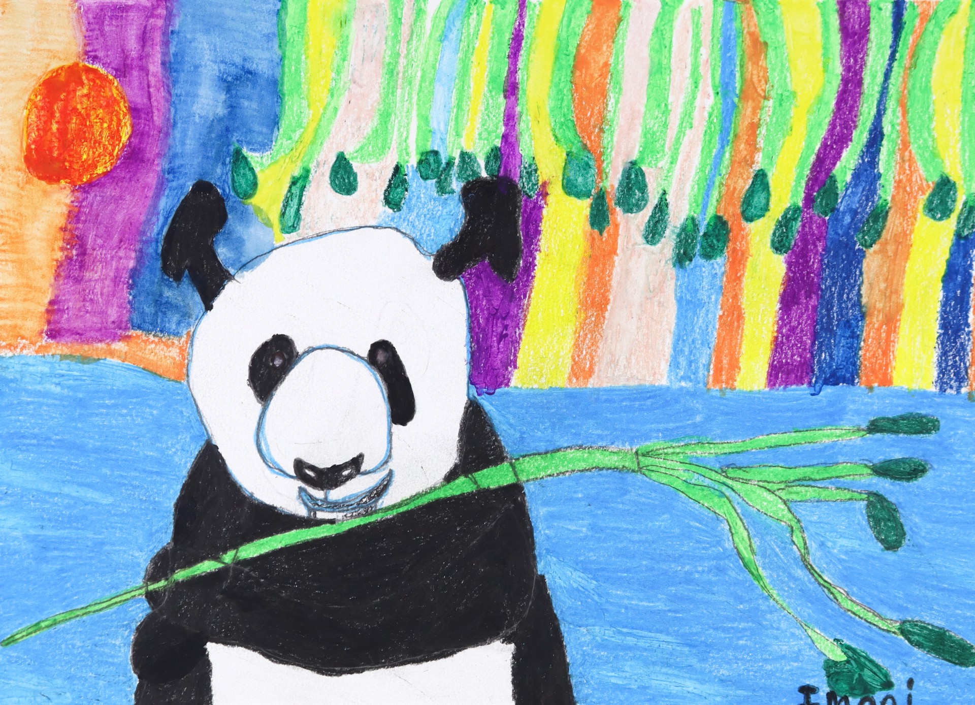 Peace and Love Panda by Imani Turner