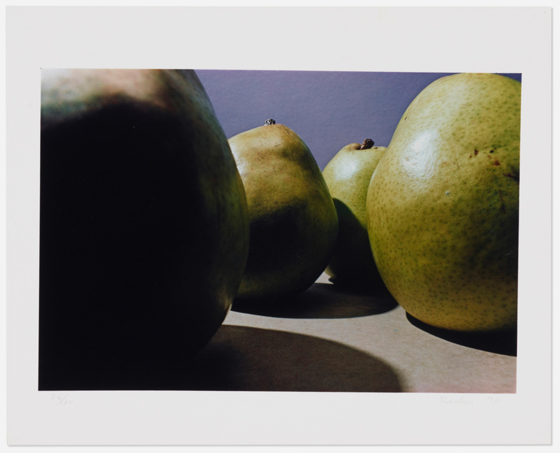Pears (from Art In America: Graphics 70) by Peter Dechar