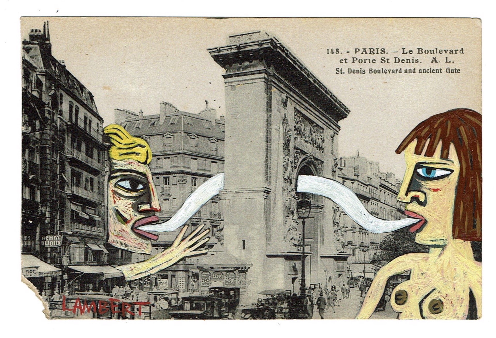 Lovers in Paris by David Lambert