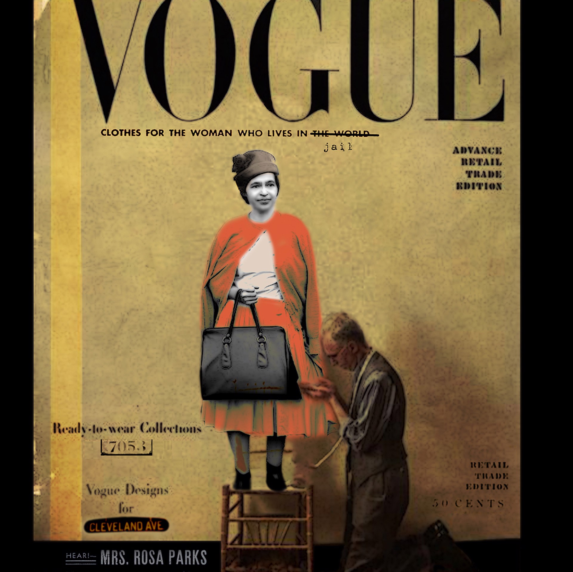 Vogue Mrs Rosa Parks by Ruth Crowe