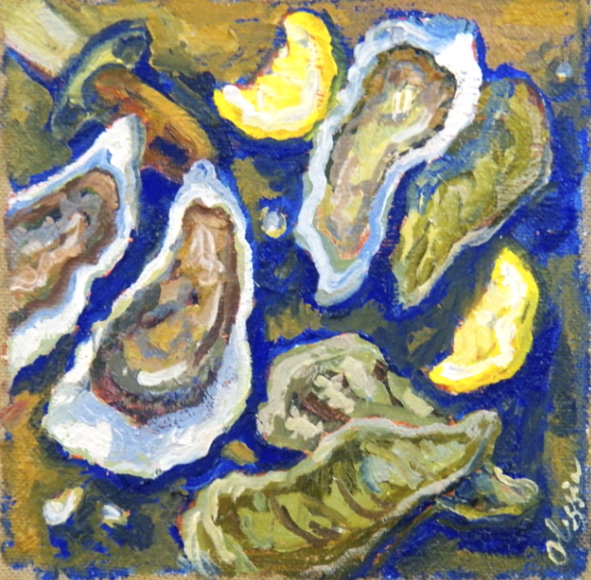 Blue Oysters II by Olessia Maximenko