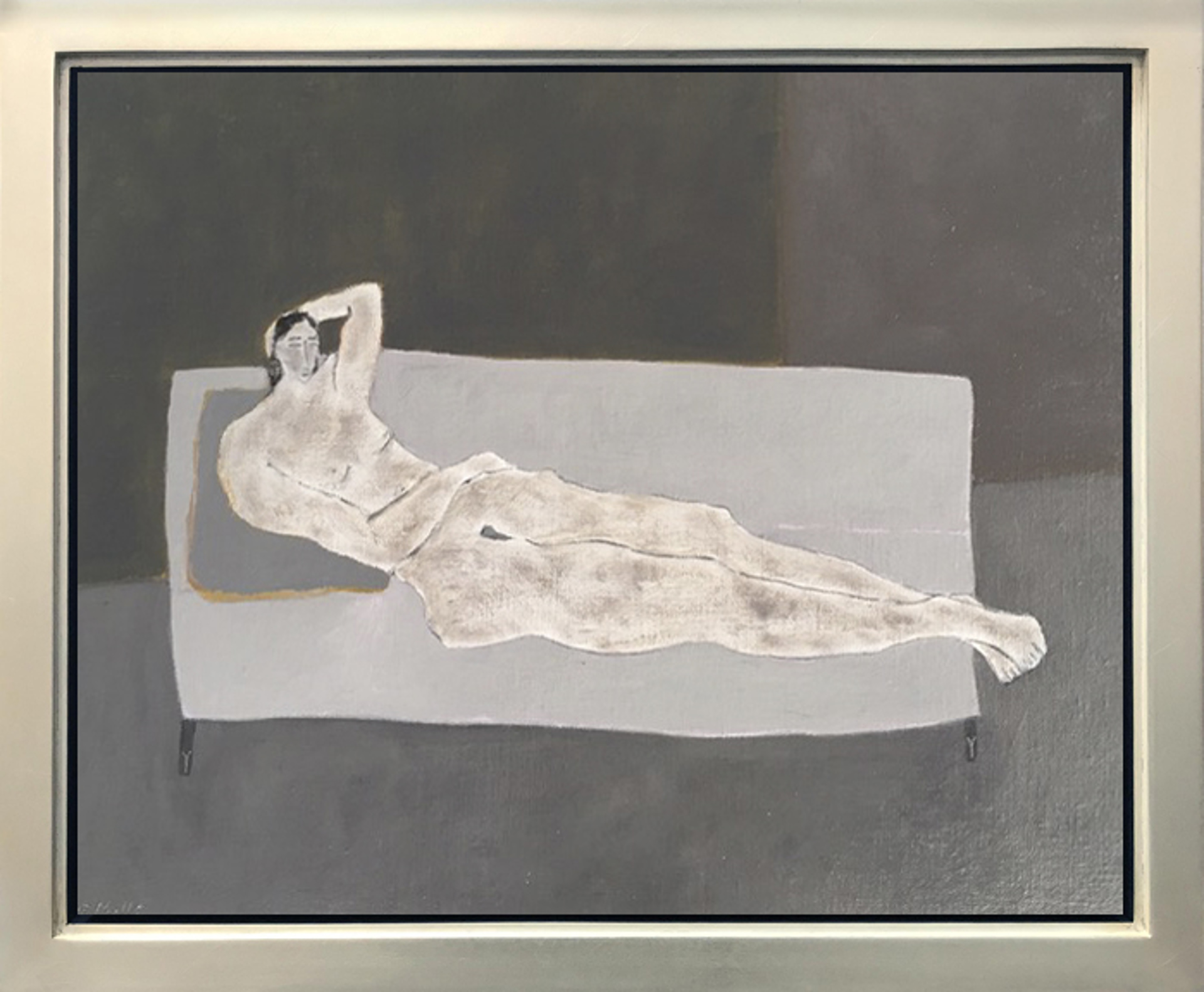 Nude on a Low Sofa by Gigi Mills