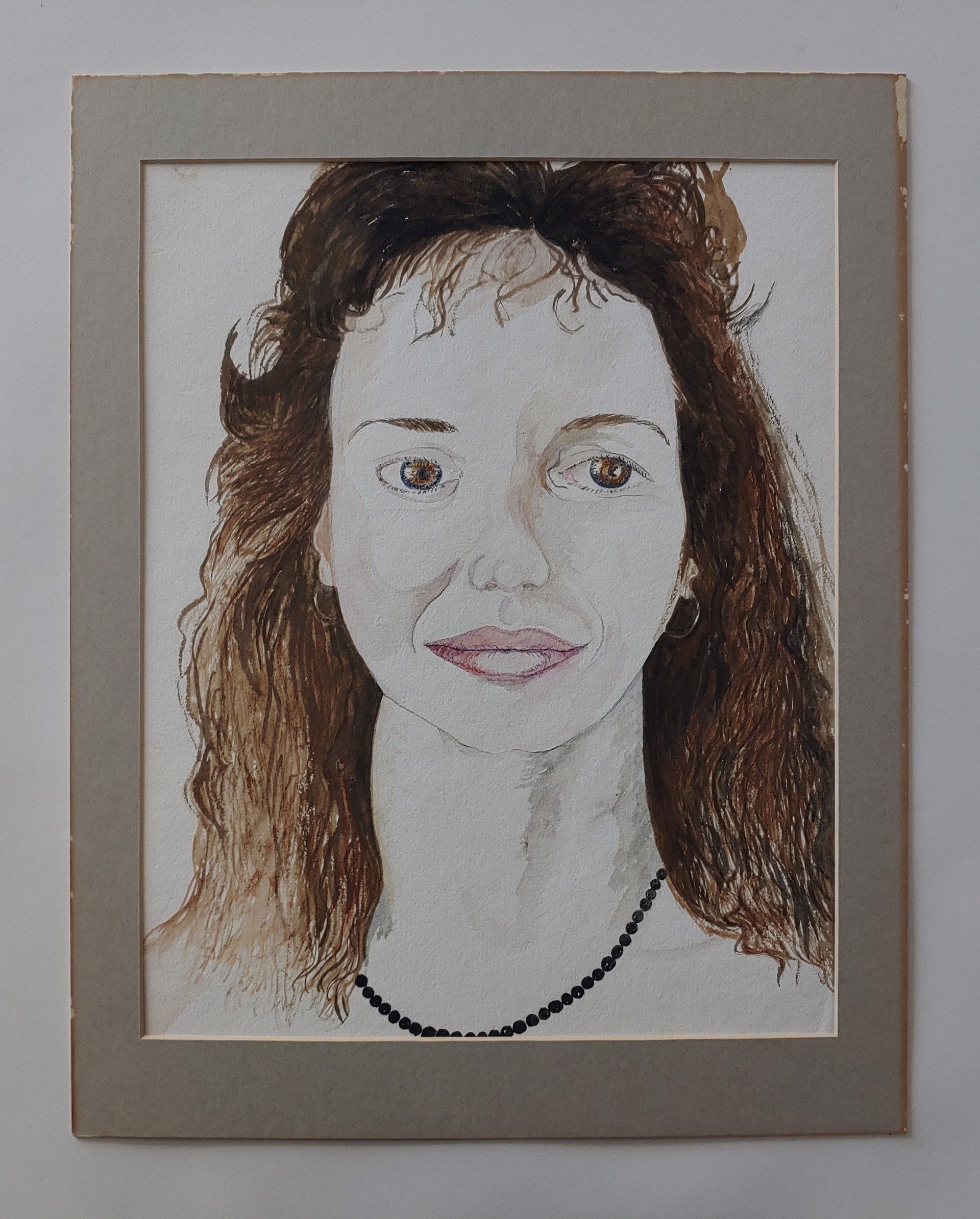Woman's Portrait #2 - Watercolor by David Amdur