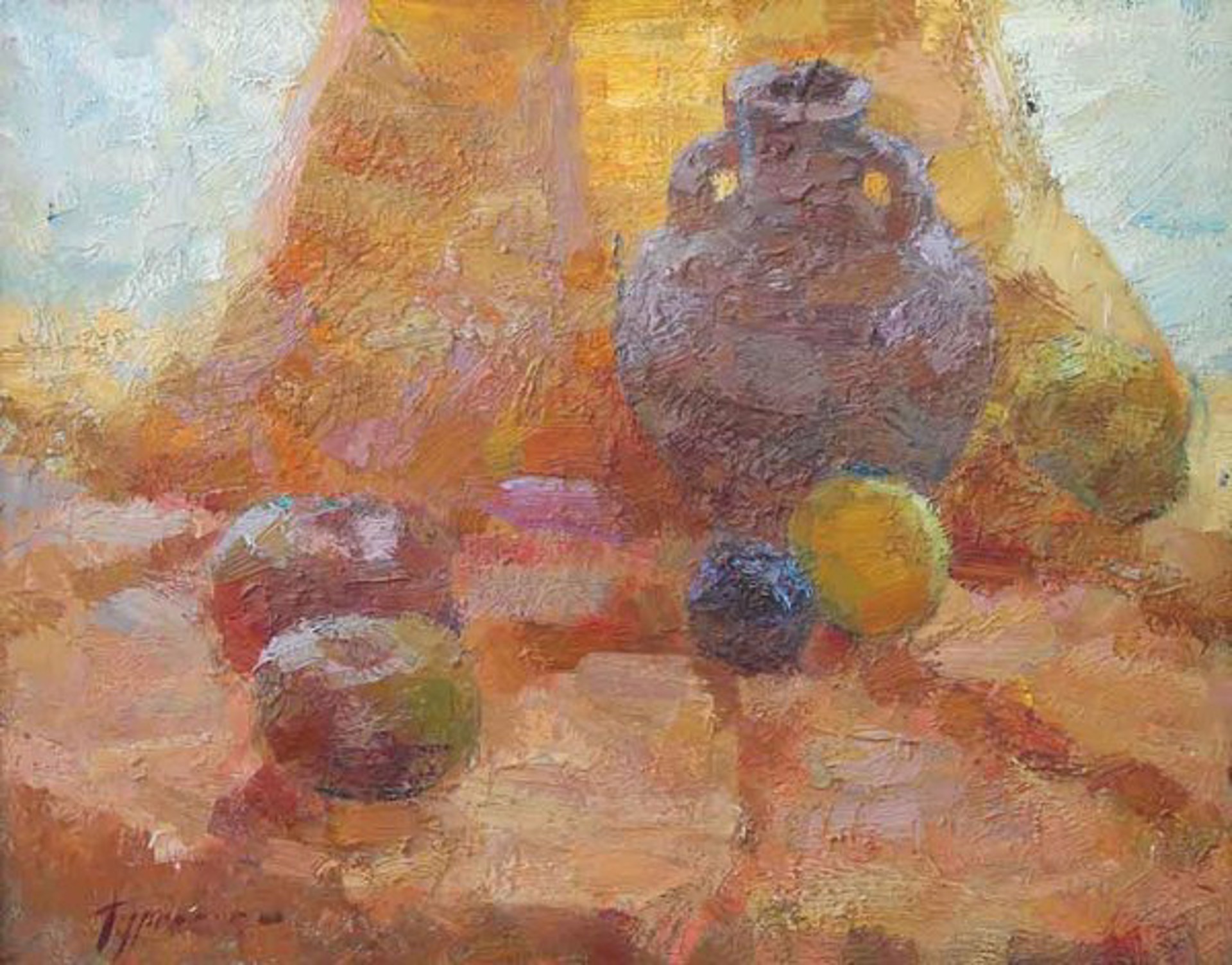 Still Life with Apples by Mikail Turpetko