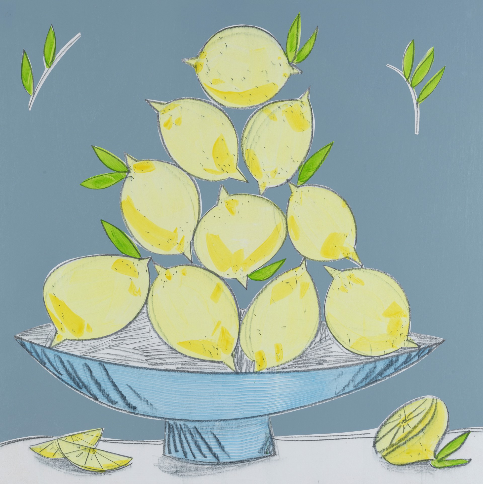 Lemon Stack by Glory Day Loflin Paintings