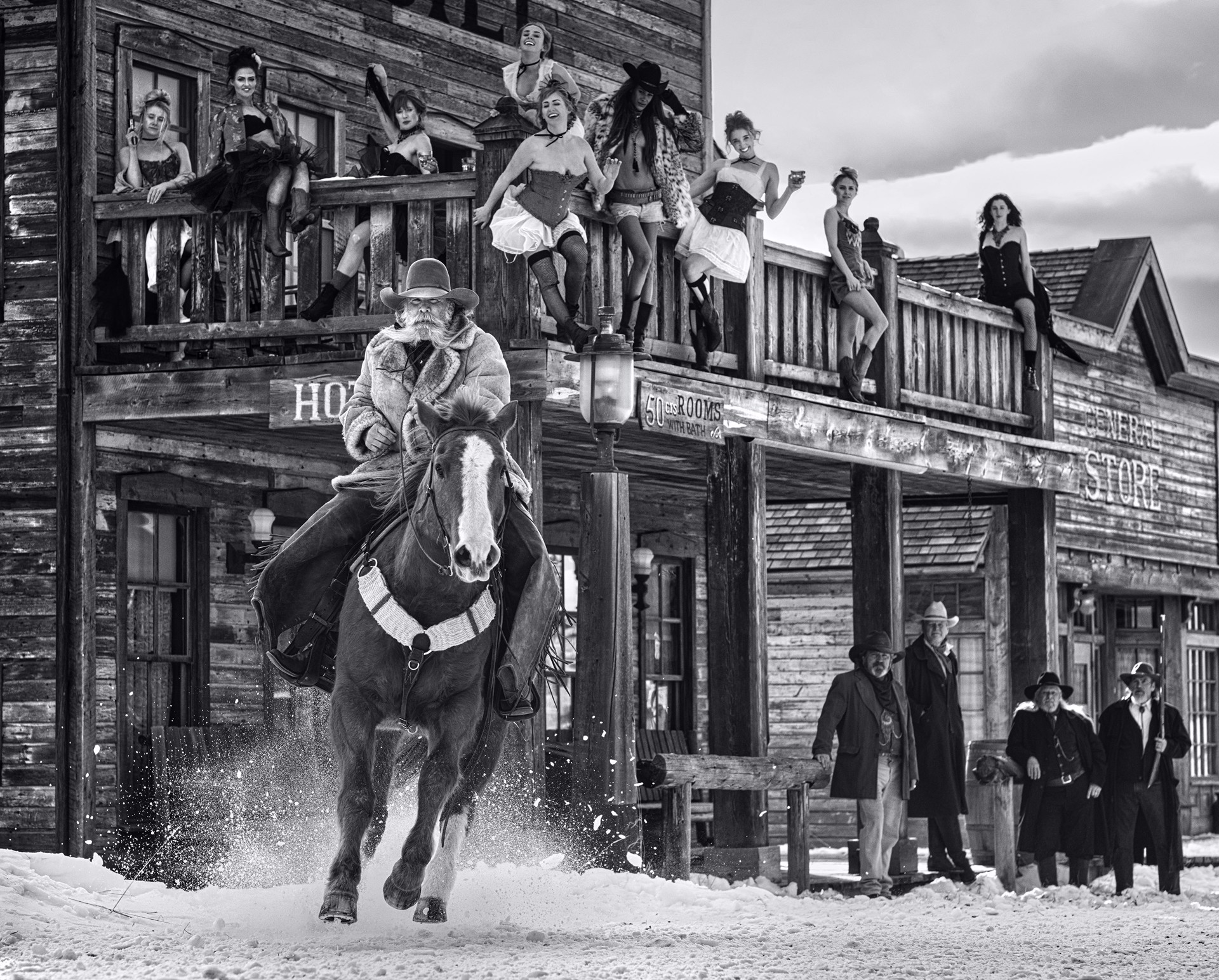 Mama Don't Let your Children Grow up to be Cowboy by David Yarrow