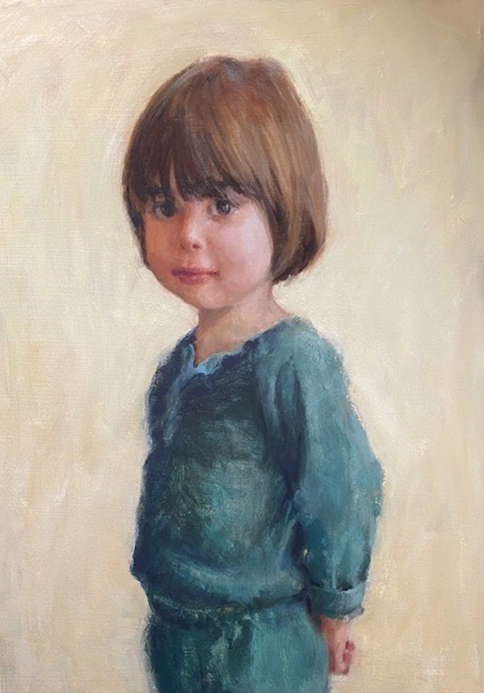 Portrait commission by Sue Foell, opa
