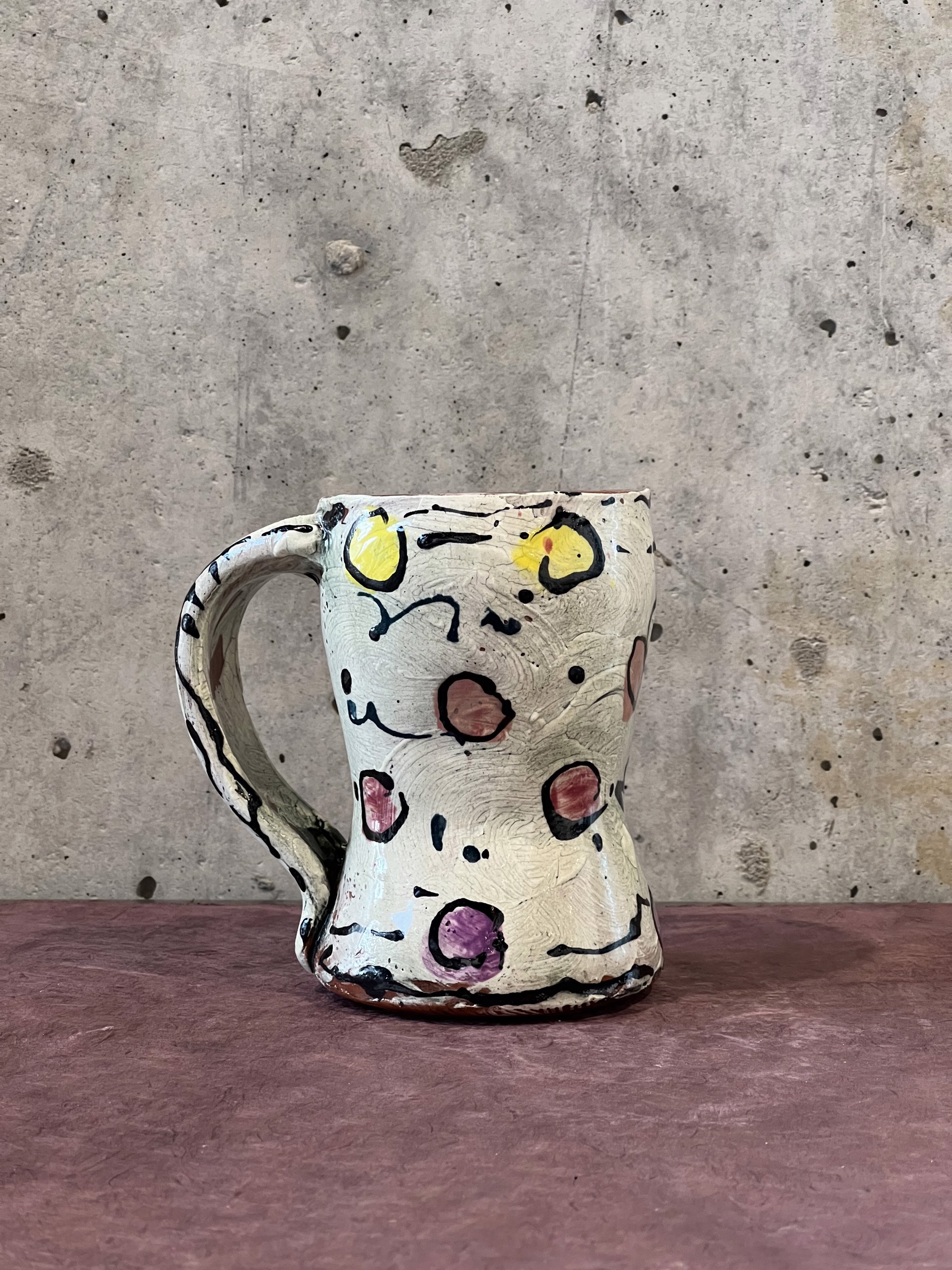 White Mug w/Dots No. 1 by Susan McGilvrey