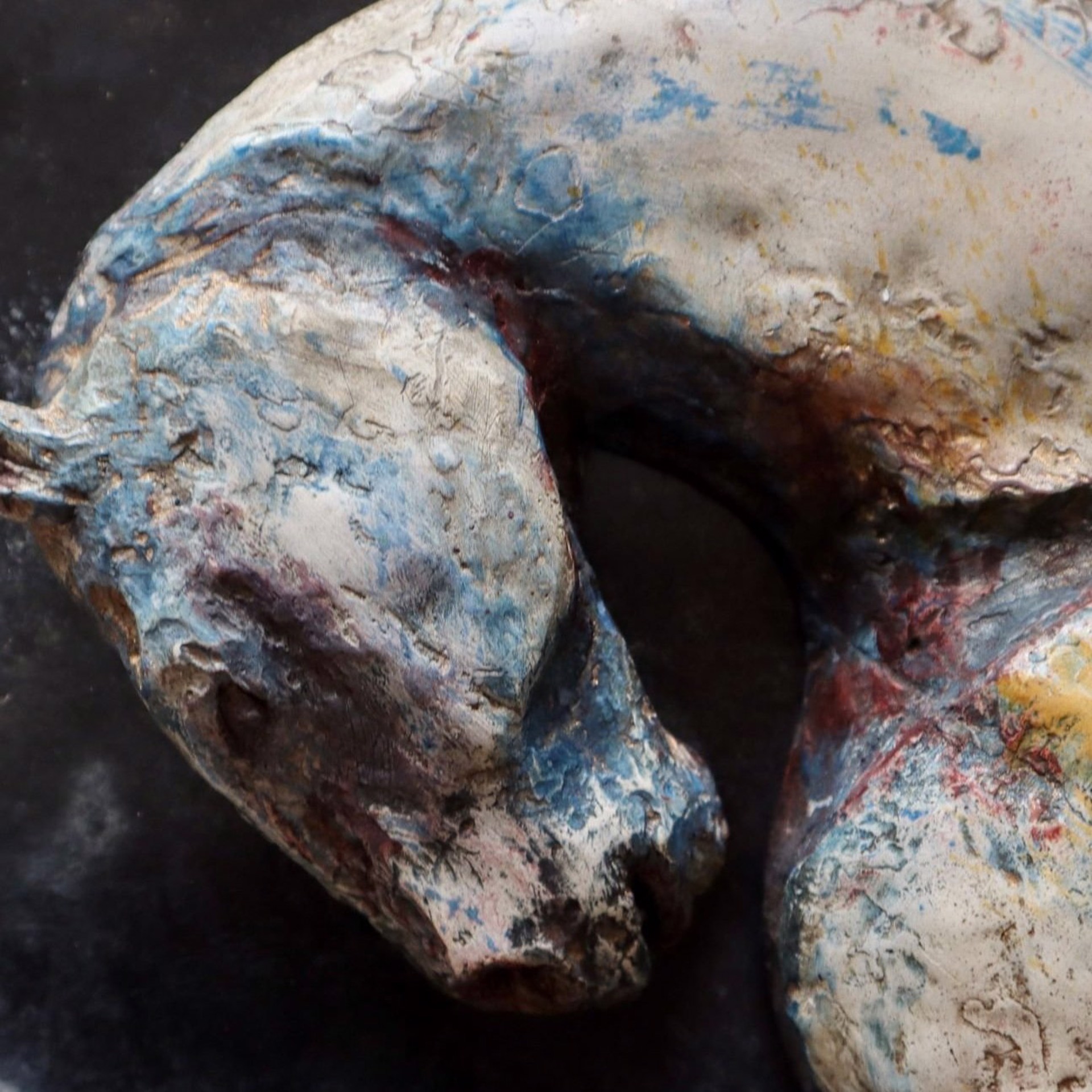 Carousel Horse - Painted Plaster by Ollie Holman