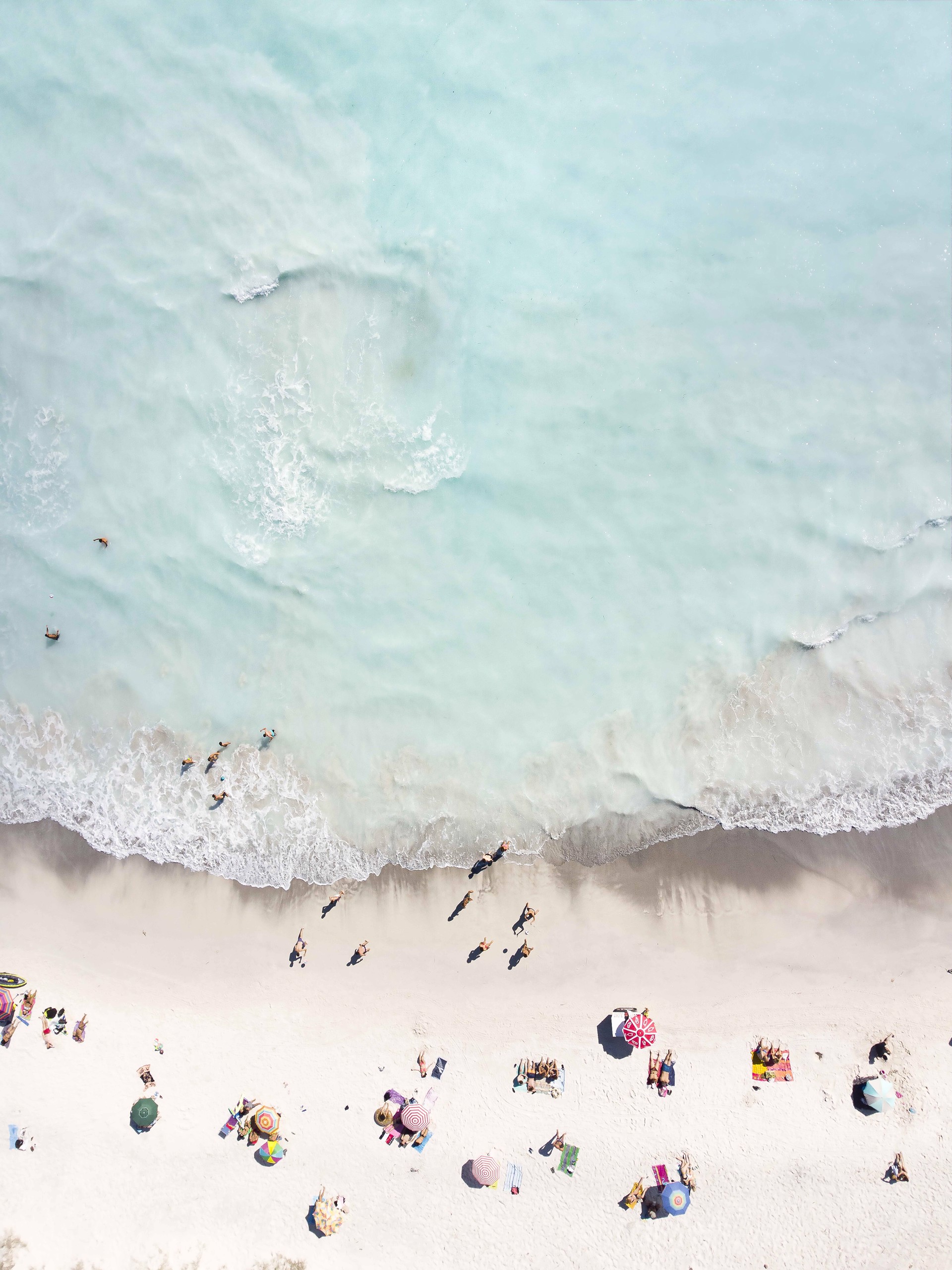 White Beach #1- Multiple Sizes Available Upon Request- Aerial Scapes Edition of 5 by Raffaele Ferrari