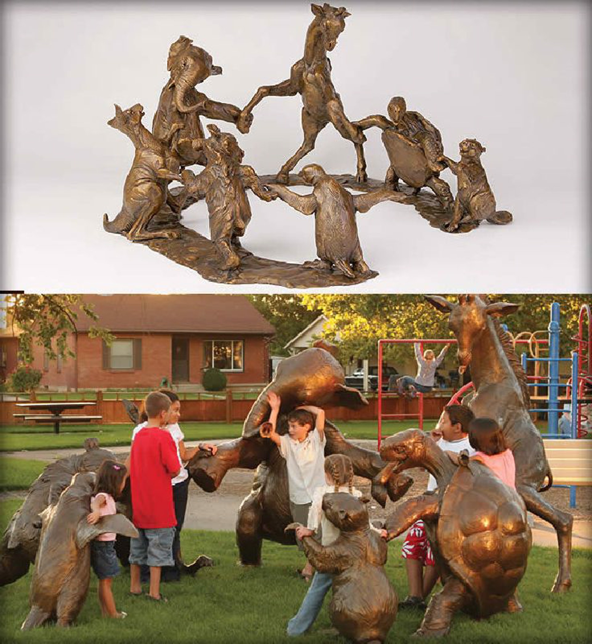 Circle of Friends by Gary Lee Price (sculptor)