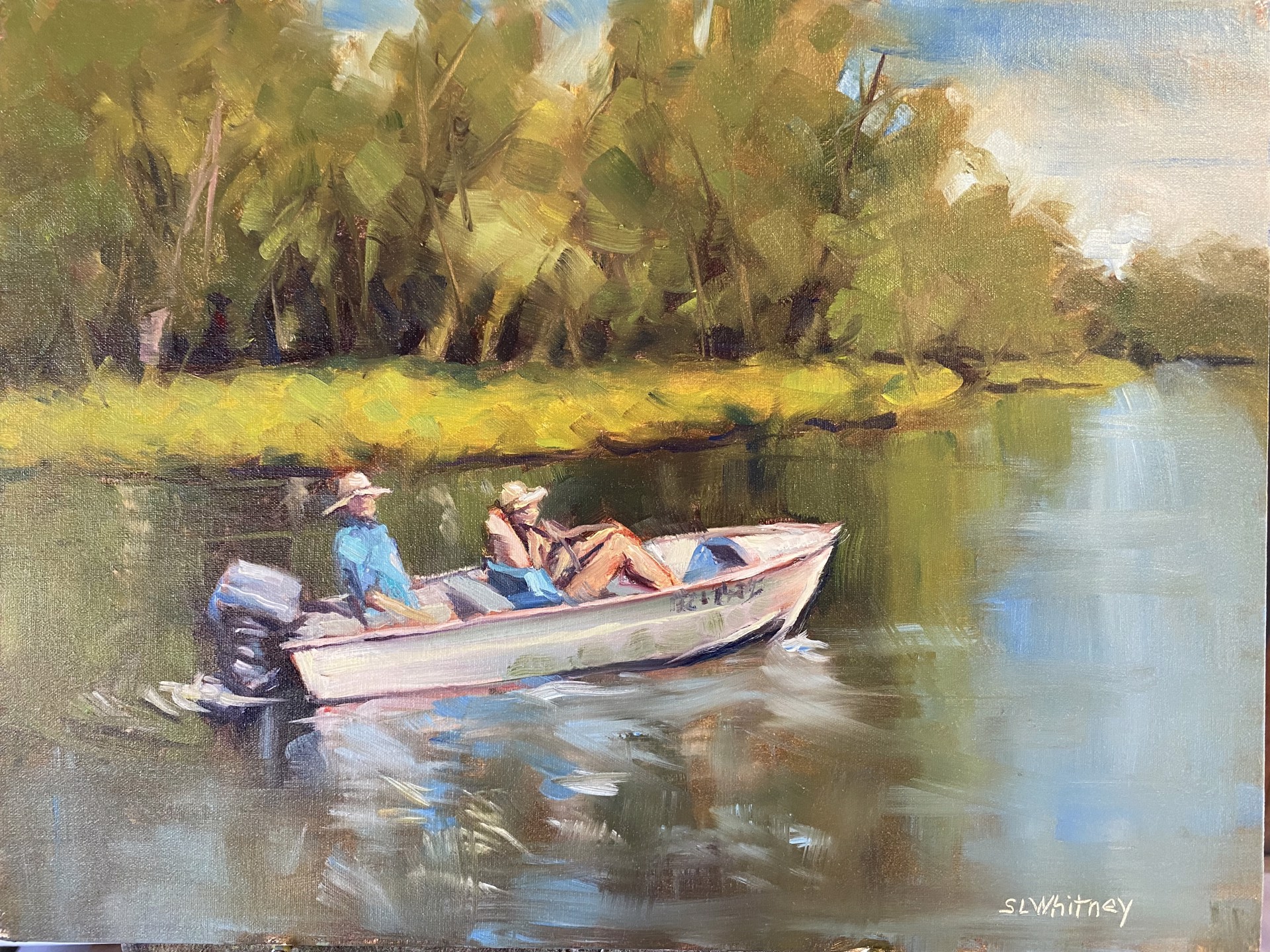 Joe's Boat - SOLD by Sherry Whitney