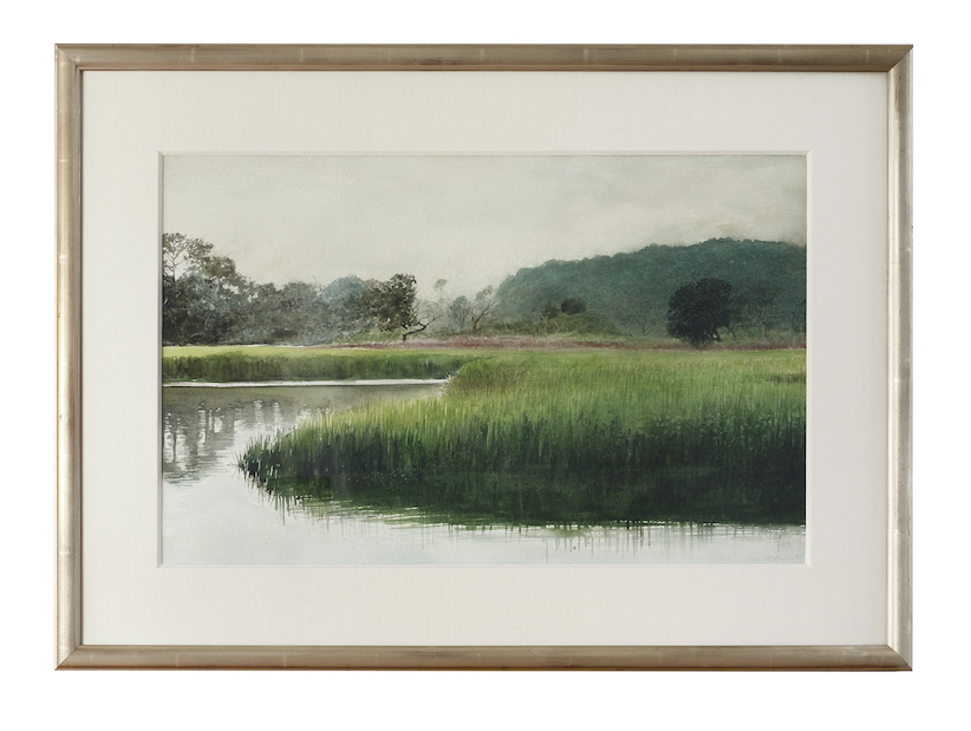 Marsh with Sweet Grass by Earl B. Lewis