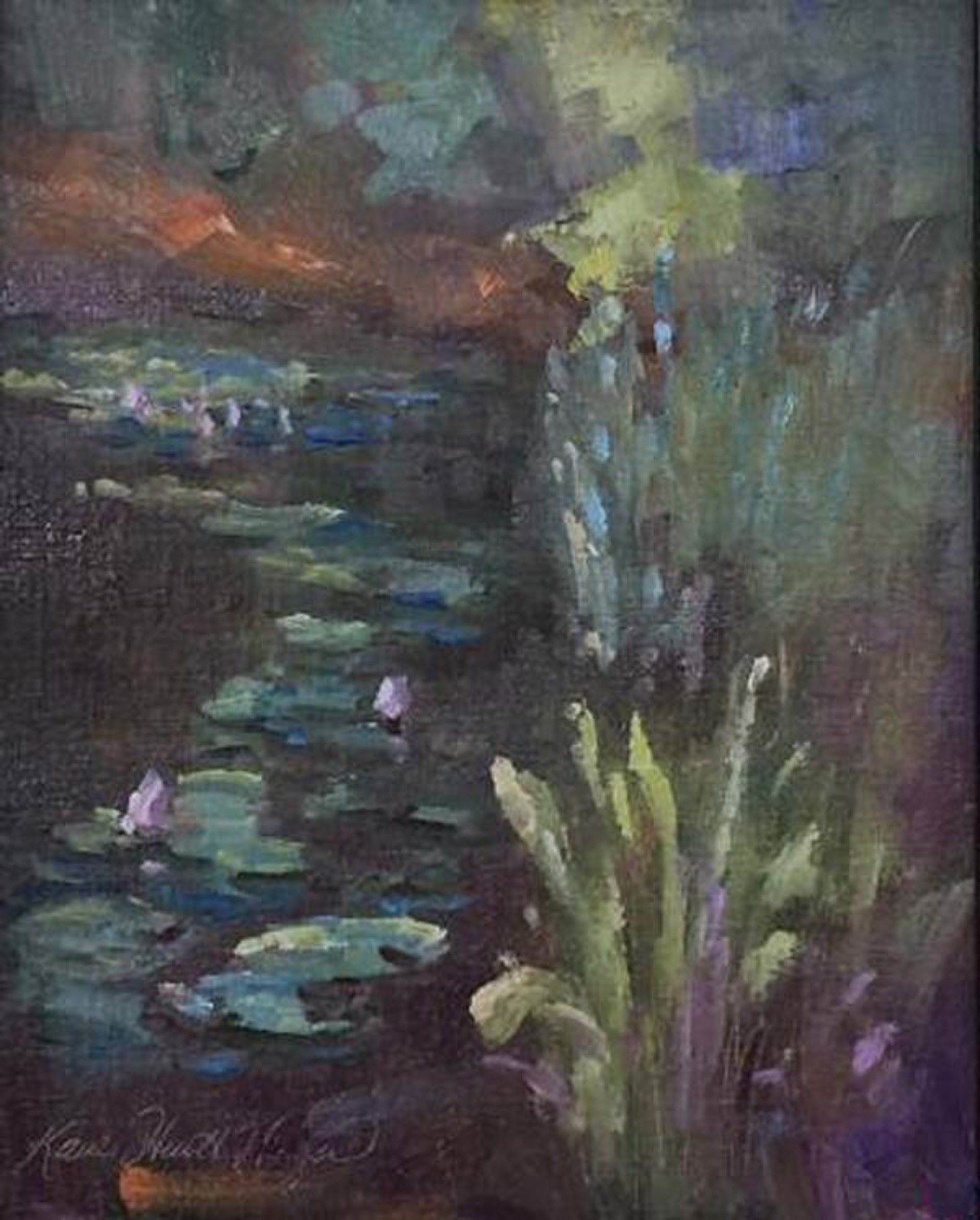Lily Pond by Karen Hewitt Hagan