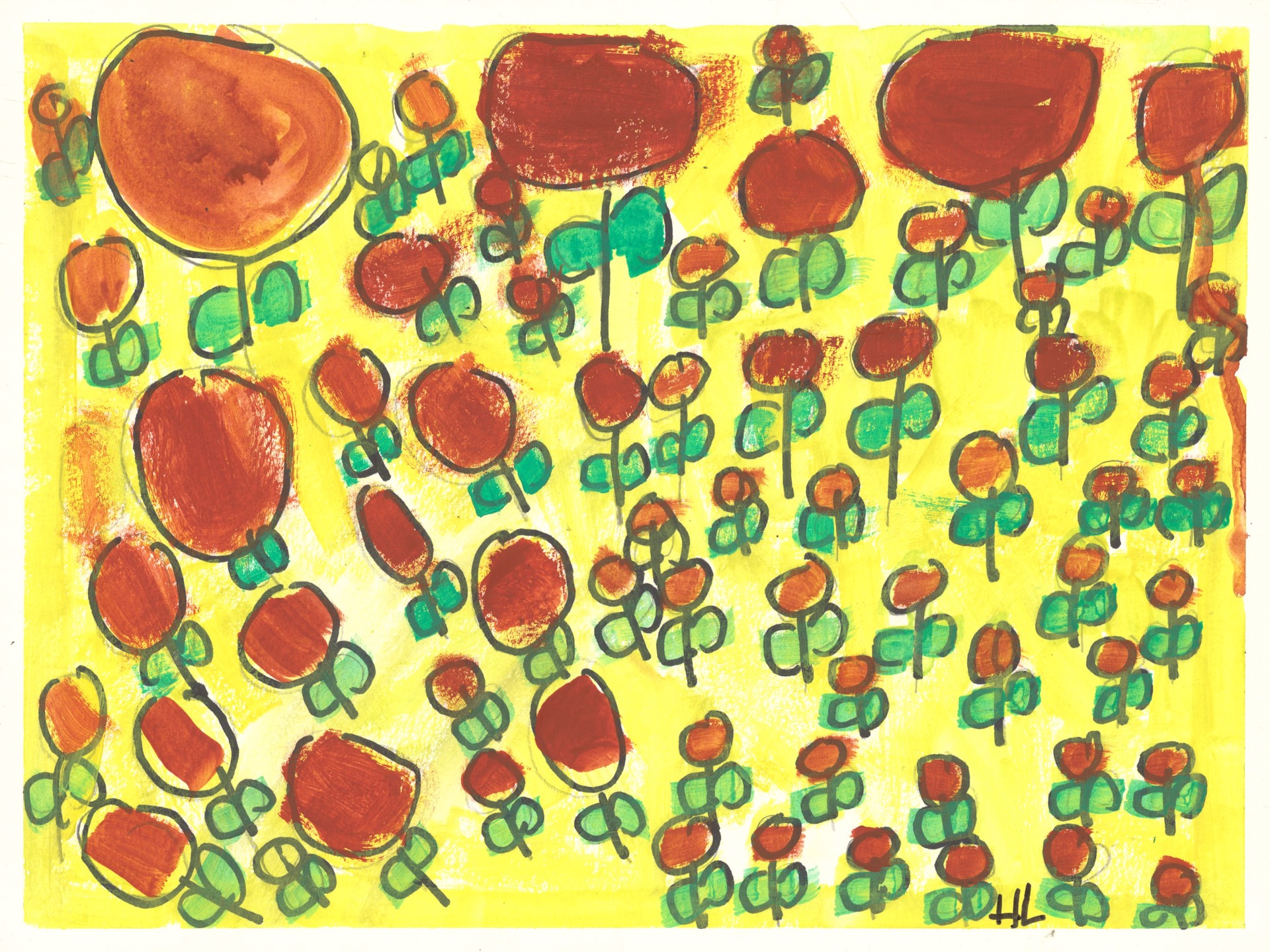 Flowers in Spring by Helen Lewis