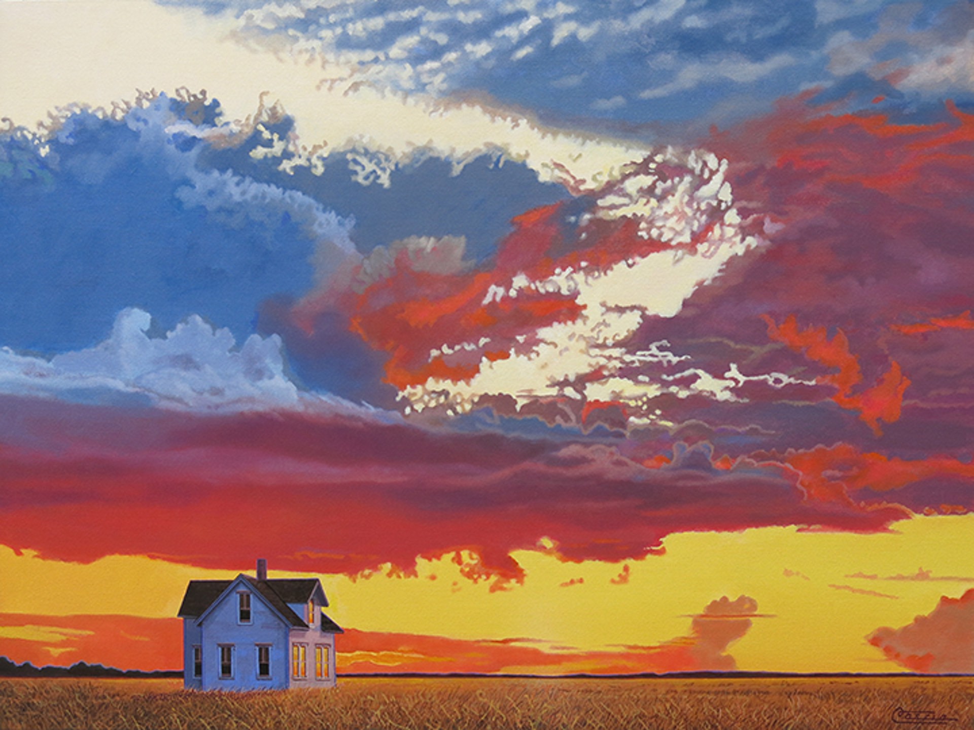 Red Sky by Bruce Cascia