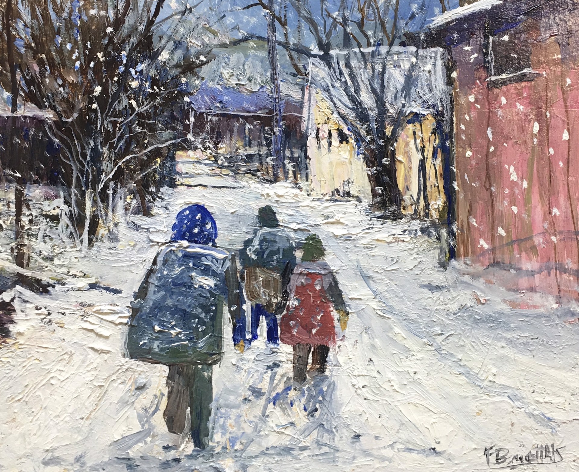 Snow Play by Frank Baggett