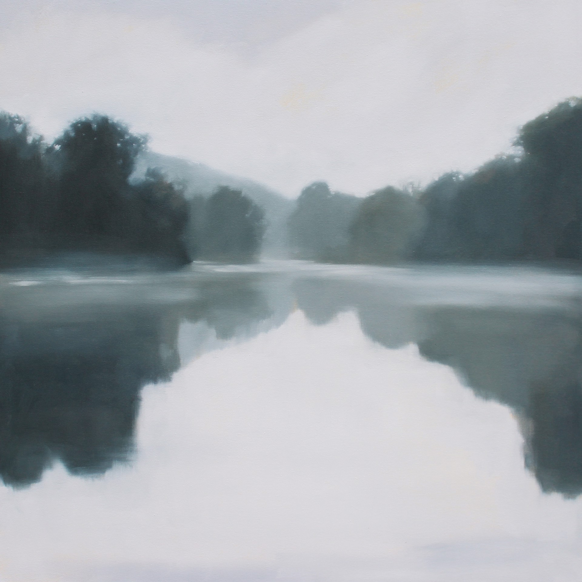 Foggy River by Megan Lightell