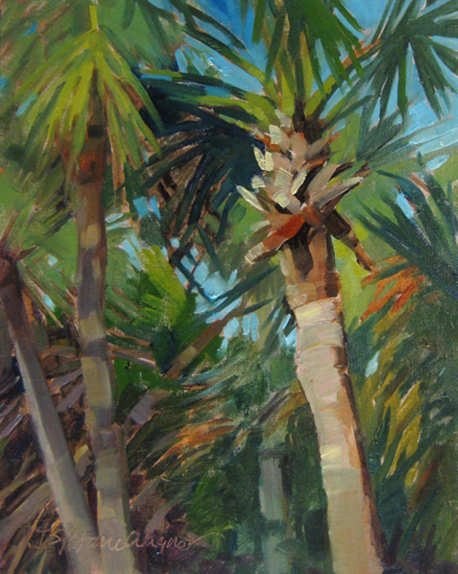 Palm Forest by Jill Stefani Wagner