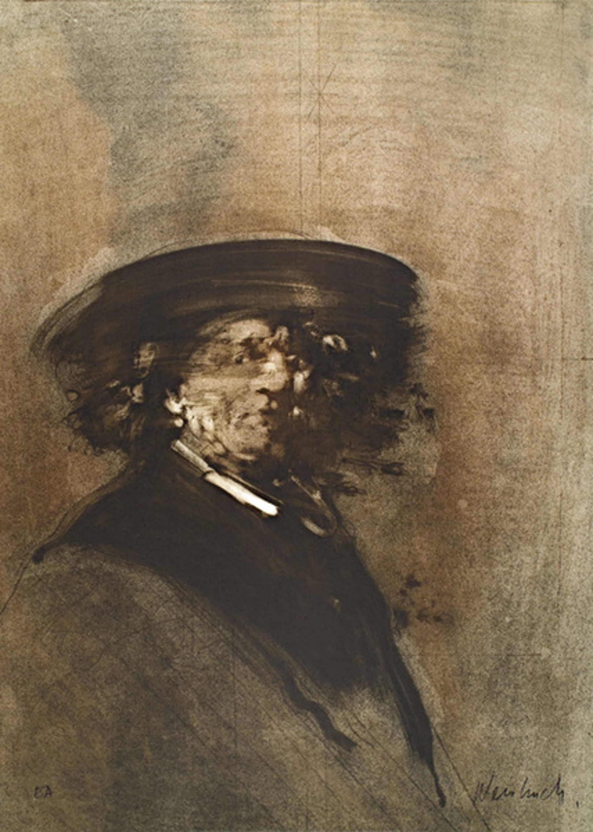 Portrait of Rembrandt by Claude Weisbuch