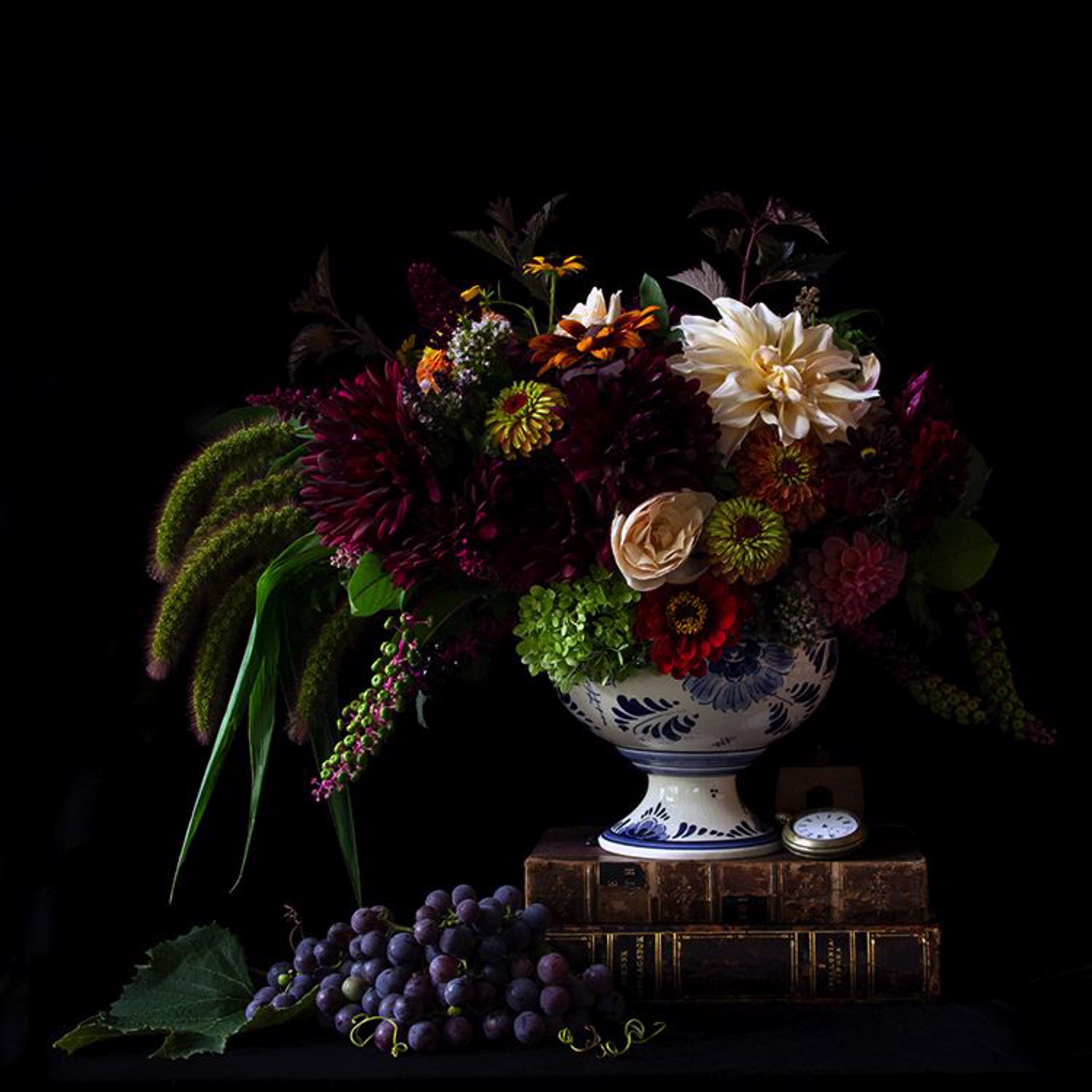 Vanitas with Grapes, 9955 by Molly Wood