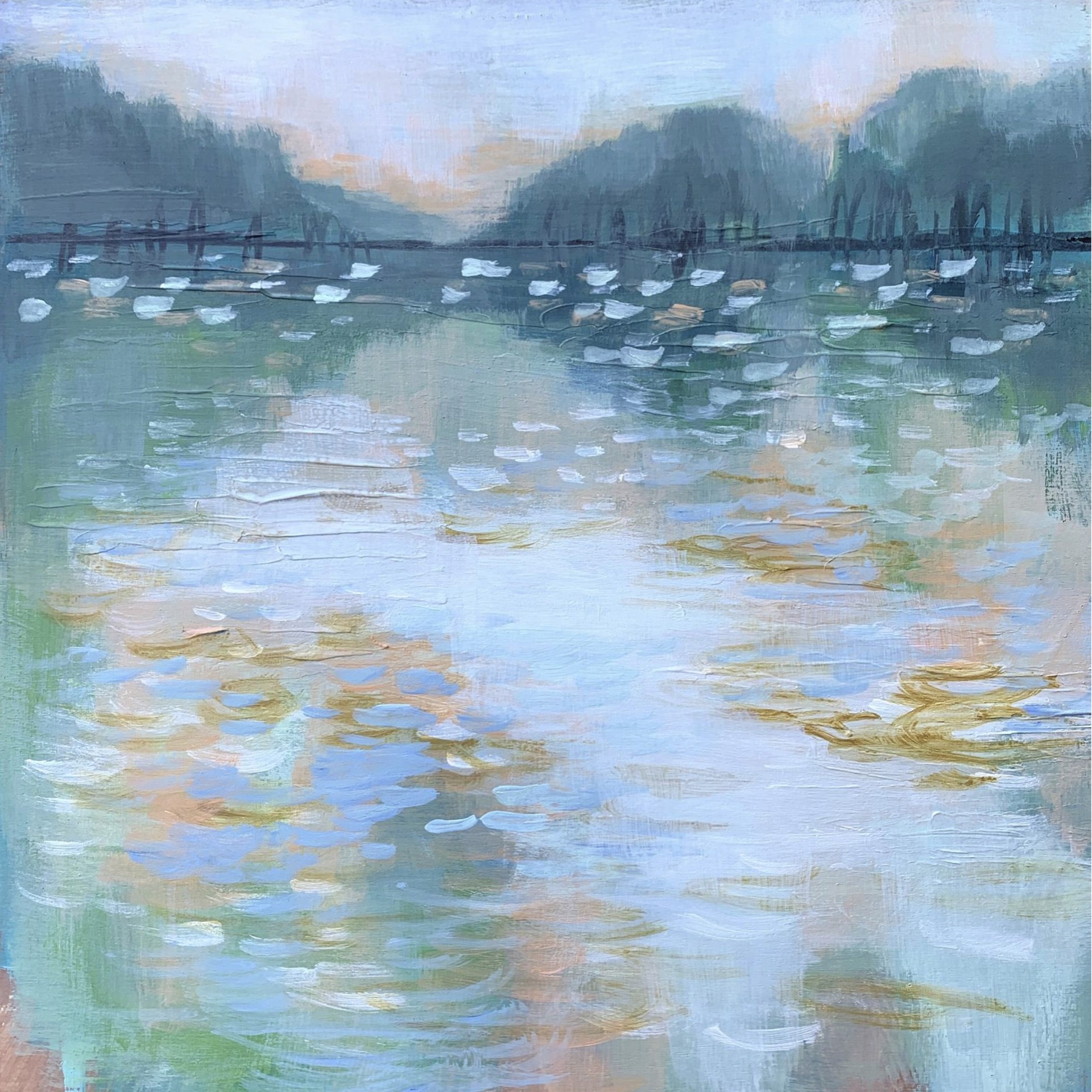 Twilight Pond IV by Alissa Kim Tjen