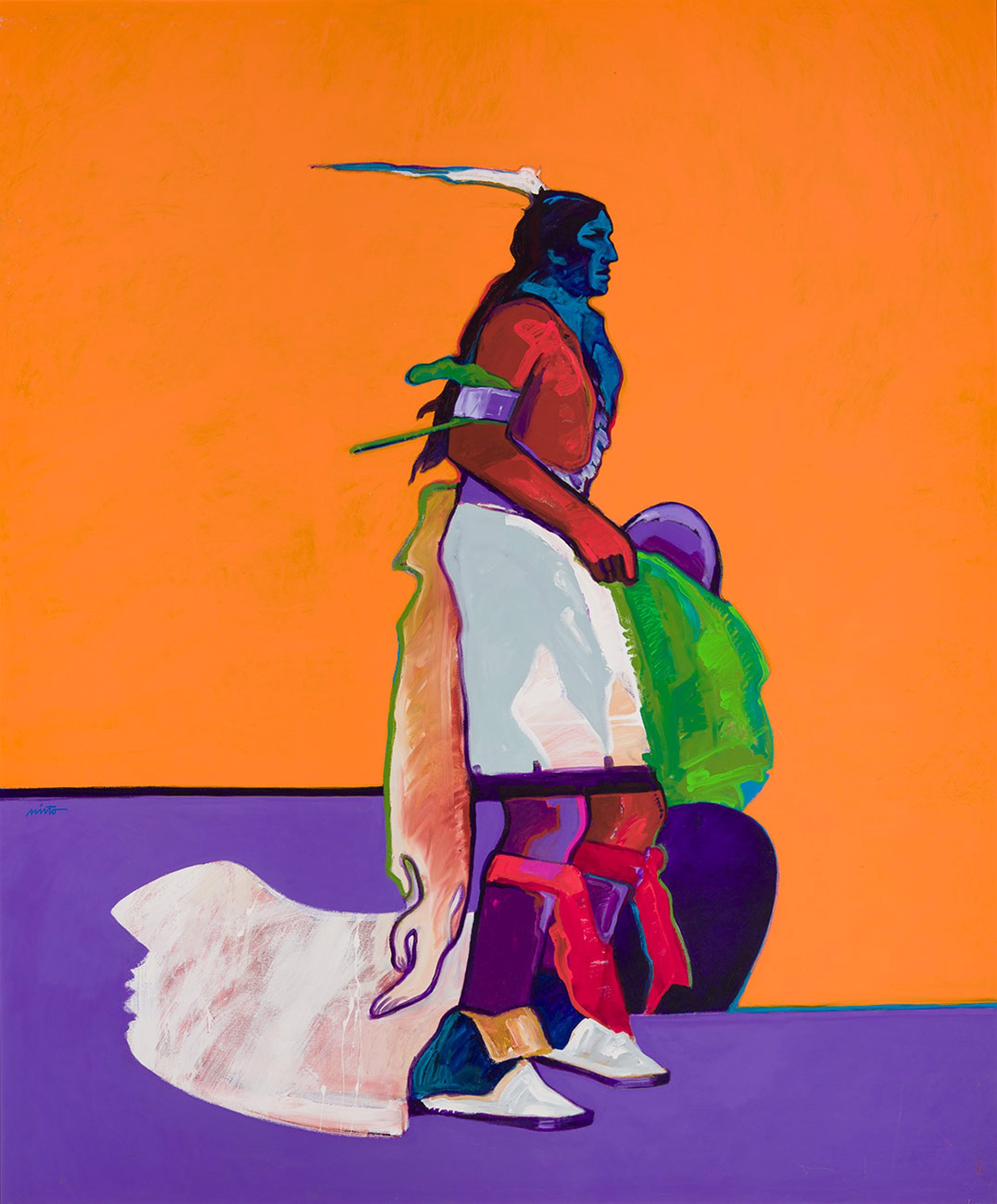 Pueblo Corn Dancer by John Nieto