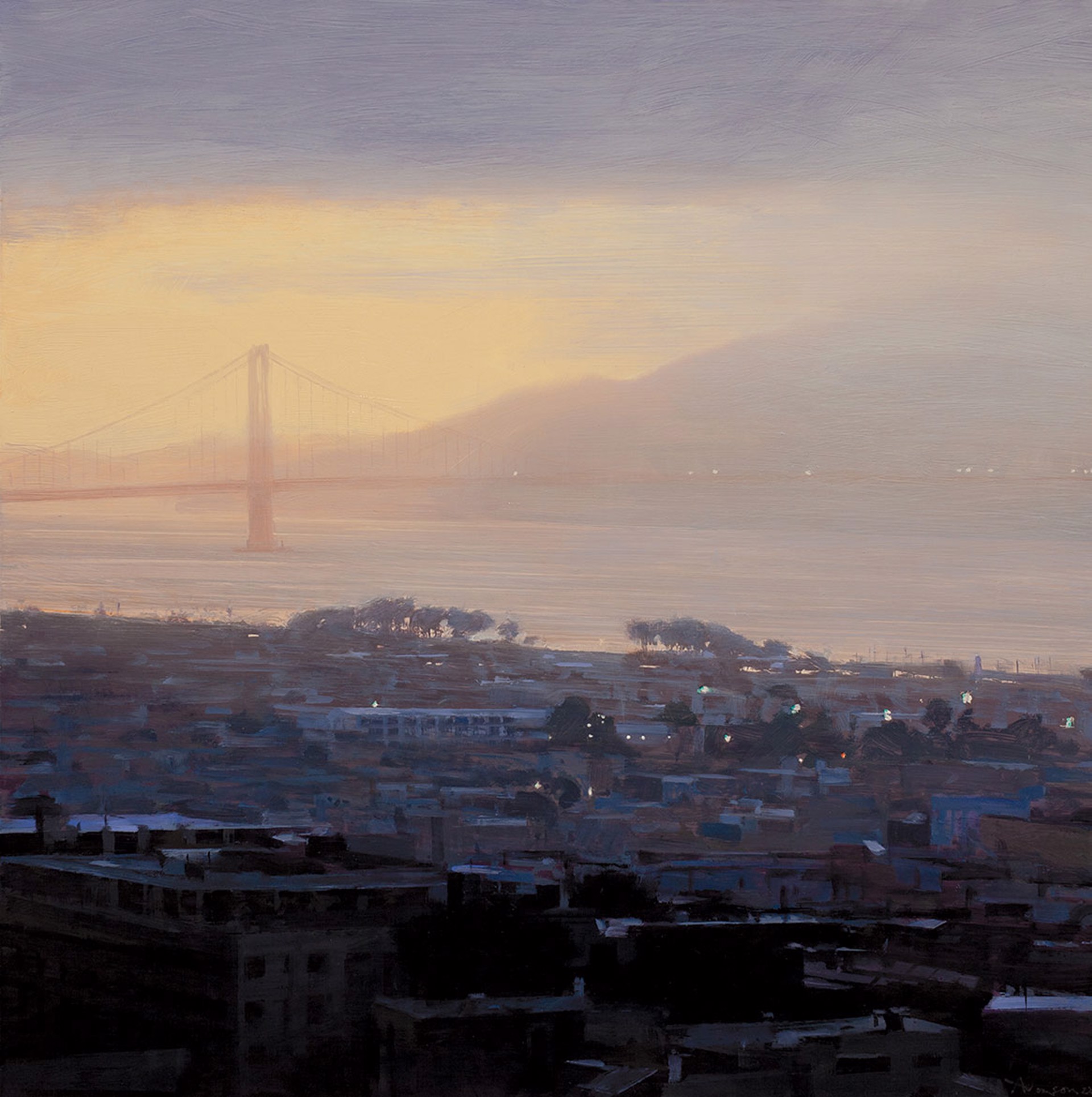 Twilight, Golden Gate by Ben Aronson