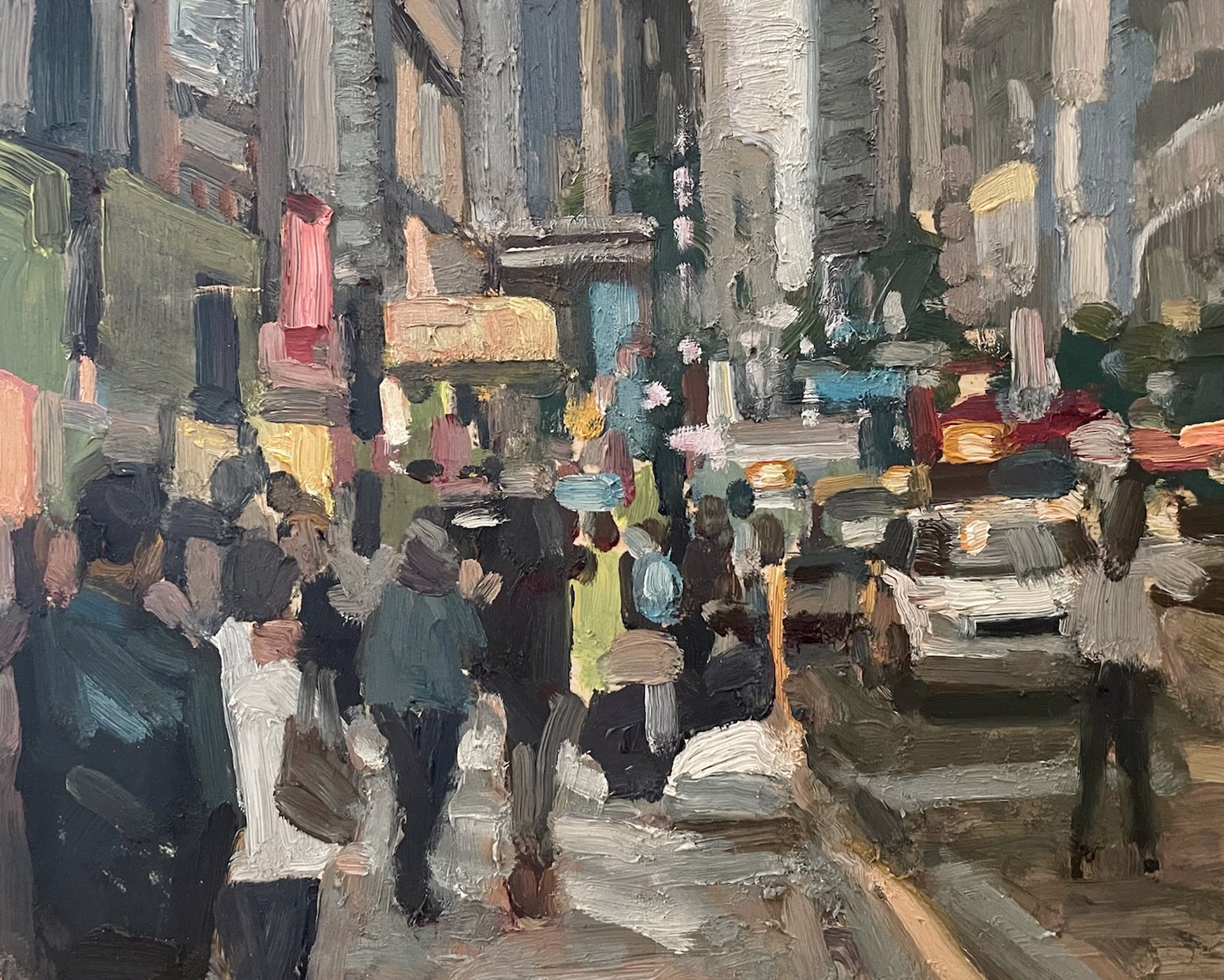 Crowded Street II by Jim Beckner