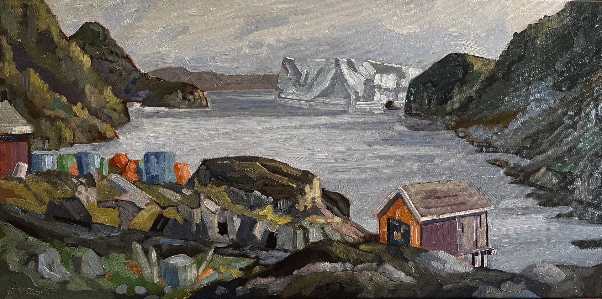 Iceberg Alley, Merritt's Cove NL by Cam Forrester