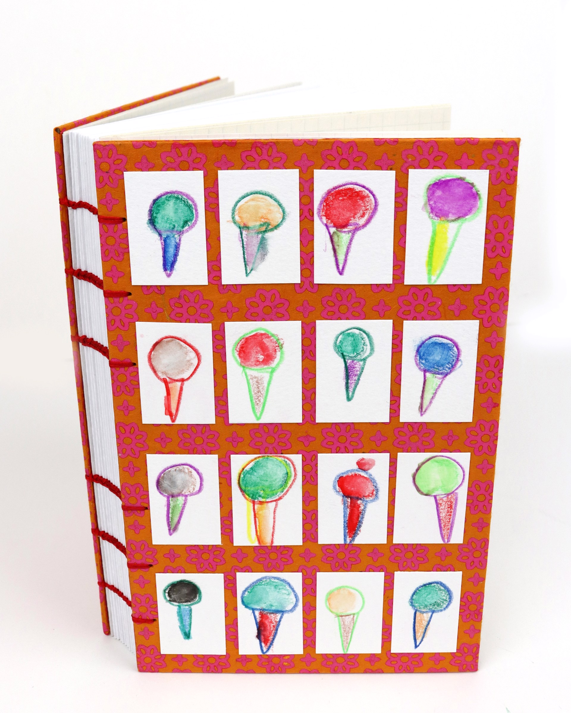 "38 Flavors" Handmade Art Journal by Robert Corcoran